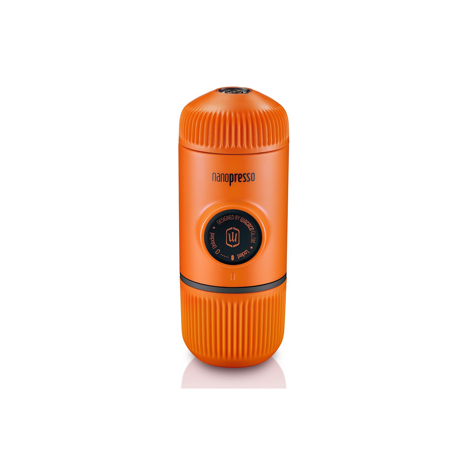 Machine à espresso portative Nanopresso de Wacaco, version améliorée de Minipresso, pression de 18 bars, édition Orange Patrol, très petite cafetière