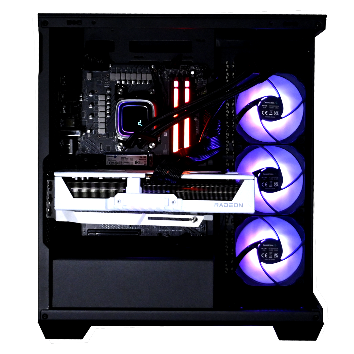 Stoneforged Falchion PC, Ryzen 7 7800X3D, RX 9070 XT 16GB, 32GB DDR5, 2 TB SSD M.2 NVMe, Windows 11 Home, Wifi+Bluetooth