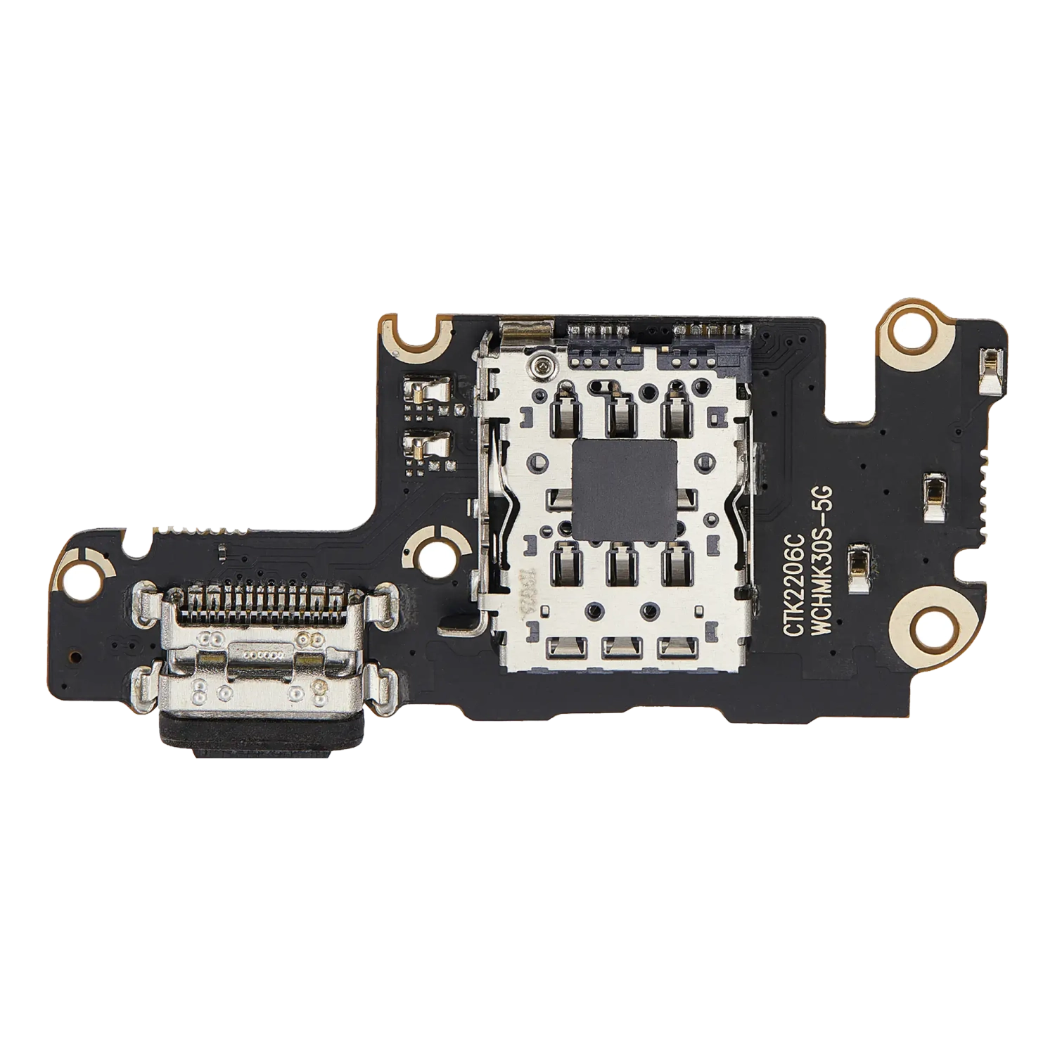 Charging Port Board With Sim Card Reader Compatible For Xiaomi Redmi K30S / Mi 10T / Mi 10T Pro (Aftermarket)