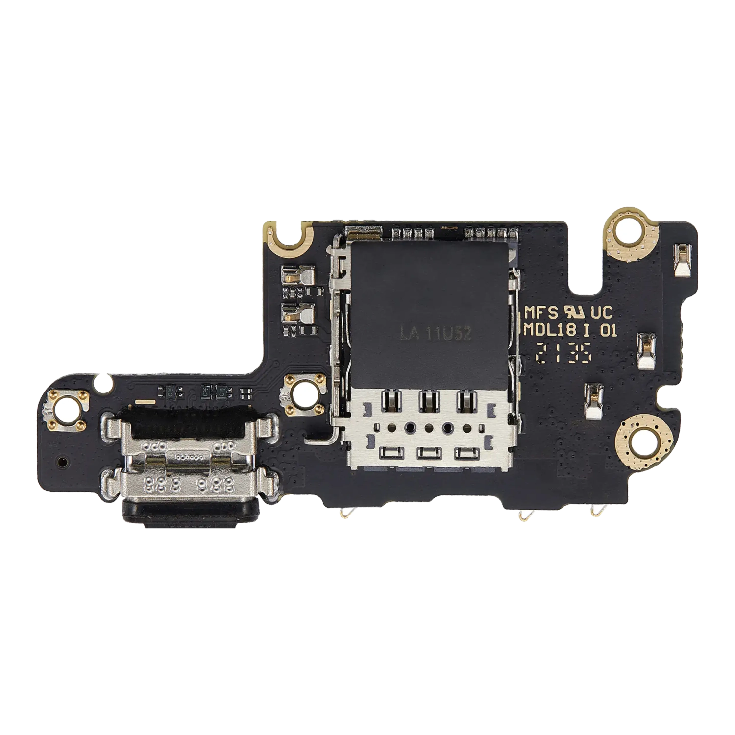 Charging Port Board With Sim Card Reader Compatible For Xiaomi Mi 10T Pro (Aftermarket Plus)