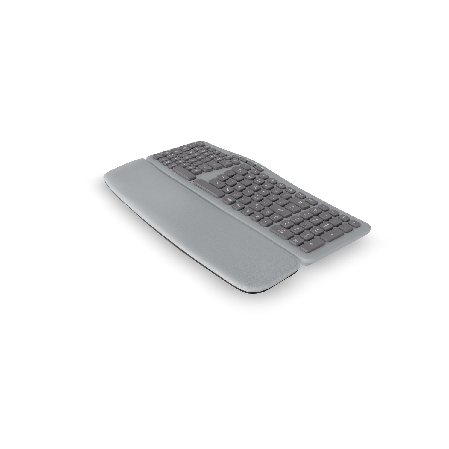 Clavier ergonomique sans fil Ergo de BlueDiamond, repose-poignet magnétique amovible, récepteur USB-A 2,4&nbsp;GHz, disposition française