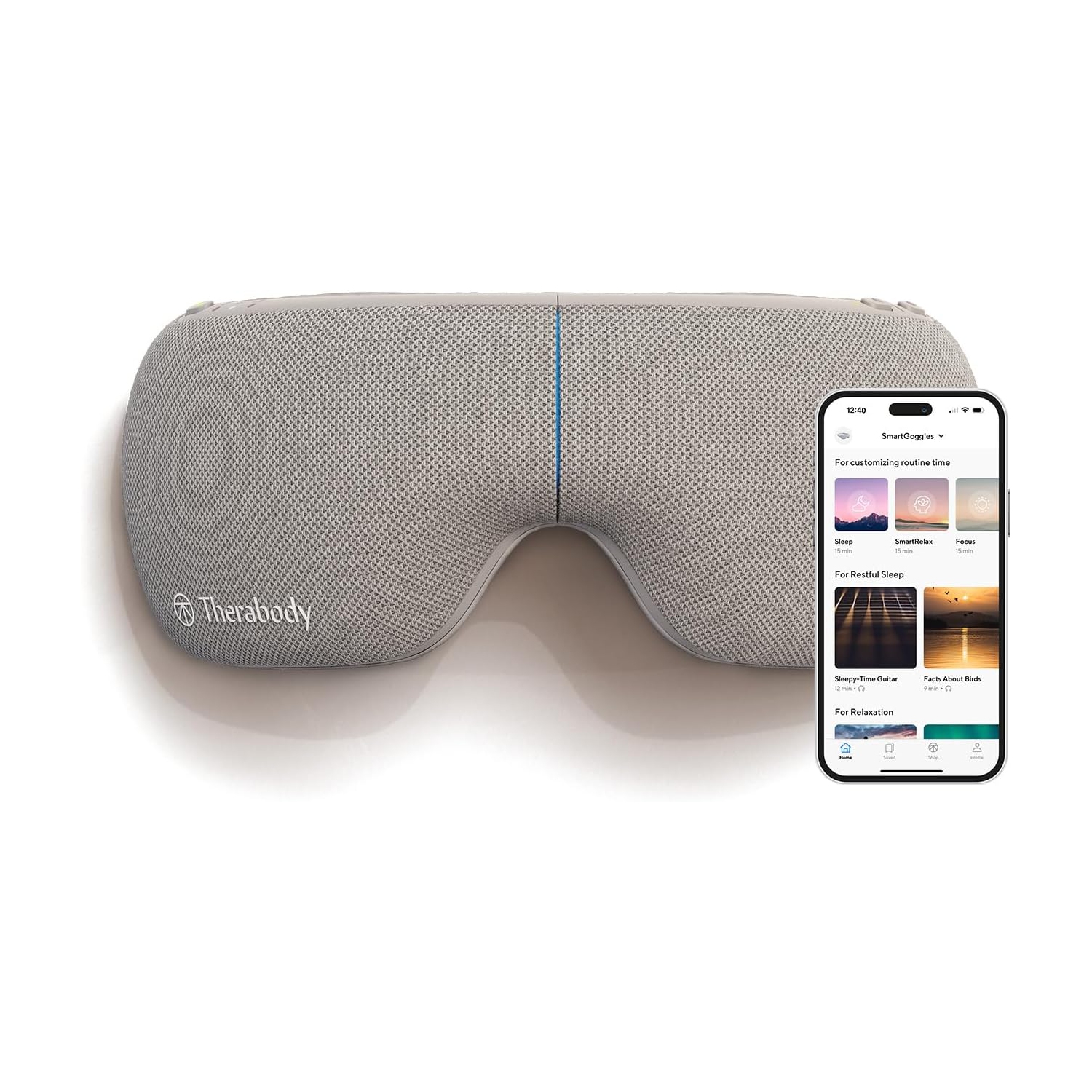 Open Box - Therabody Smart Goggles - Grey