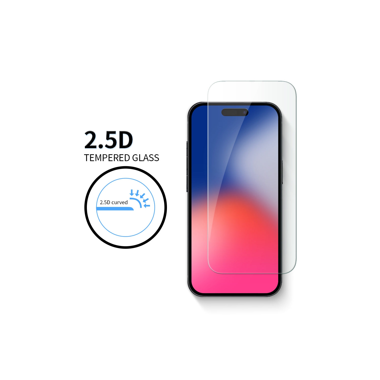 Uolo Protection Bundle for iPhone 16 Plus – Shield Tempered Glass with Alignment Tray & Soul+ Clear MagSafe Case | Screen Protector + Shockproof Slim