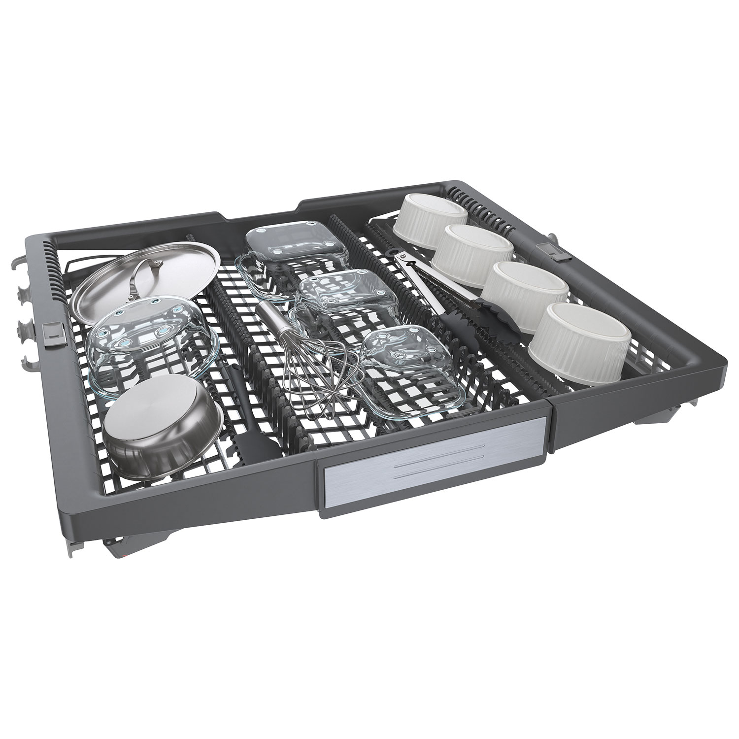 Bosch 800 Series 24" 42dB Built-In Dishwasher with Stainless Steel Tub & Third Rack - SS