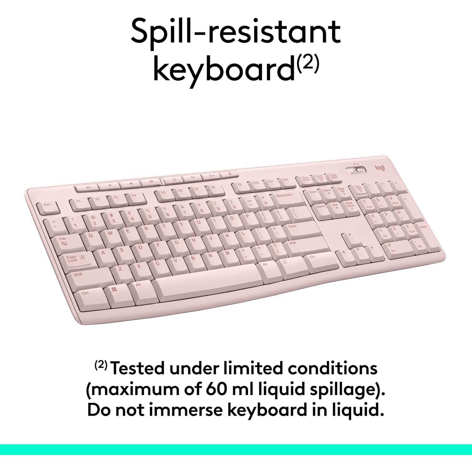 Refurbished Logitech MK270 Wireless Keyboard and Mouse Combo for Windows, 2.4 GHz, 8 Multimedia Keys, PC, Laptop, Wireless Keyboard Compact Mouse