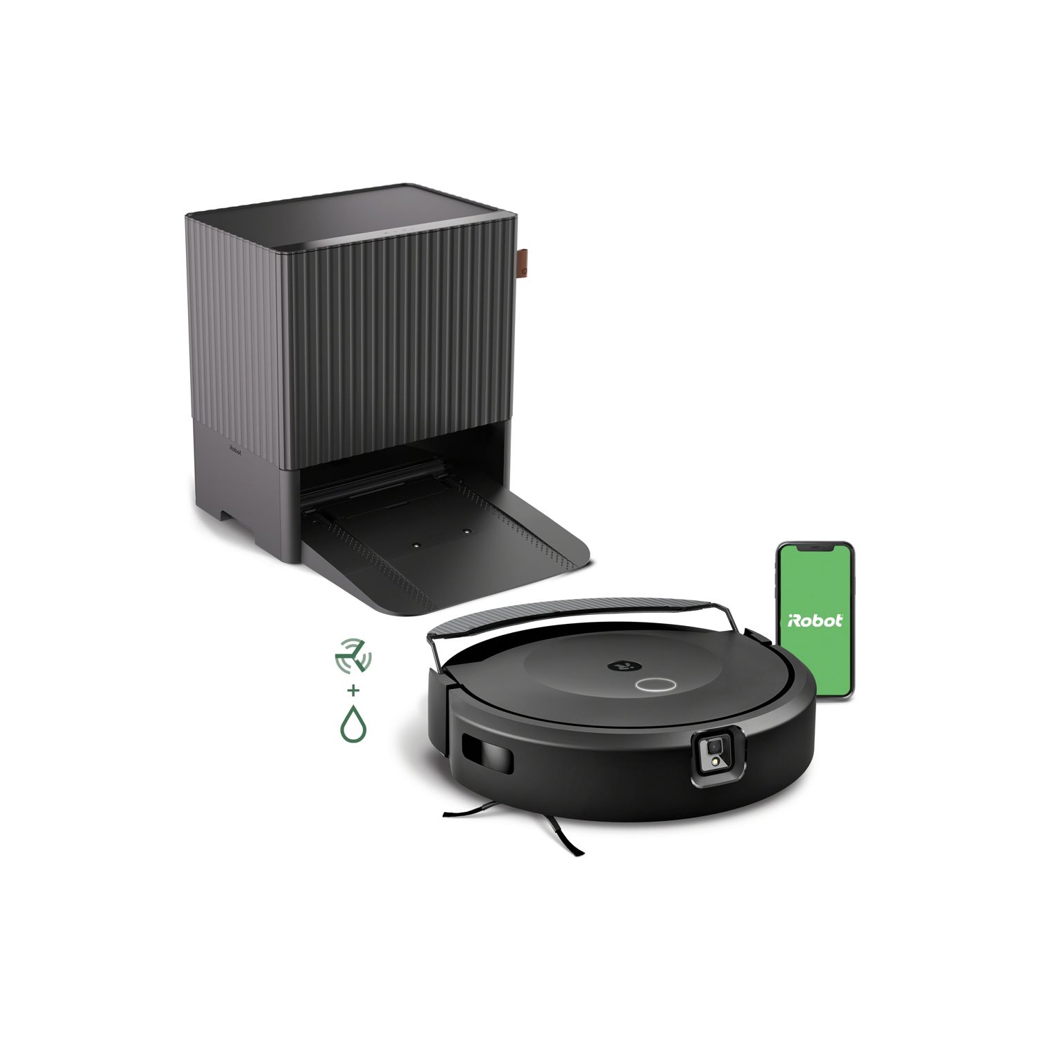 (OPEN BOX) iRobot Roomba Combo 10 Max robot + AutoWash Dock Robot Vacuum - Black