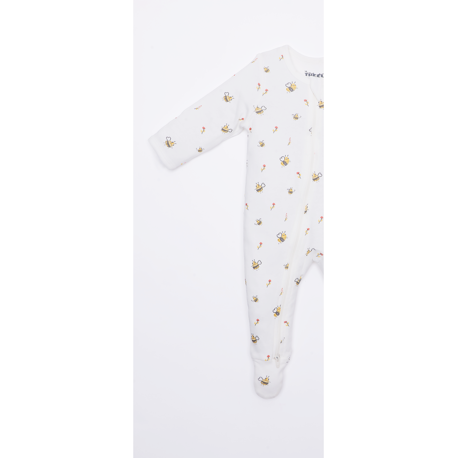 Le jouet de croissance Zippy en coton biologique à imprimé d'abeille de qualité supérieure d'Elk Baby