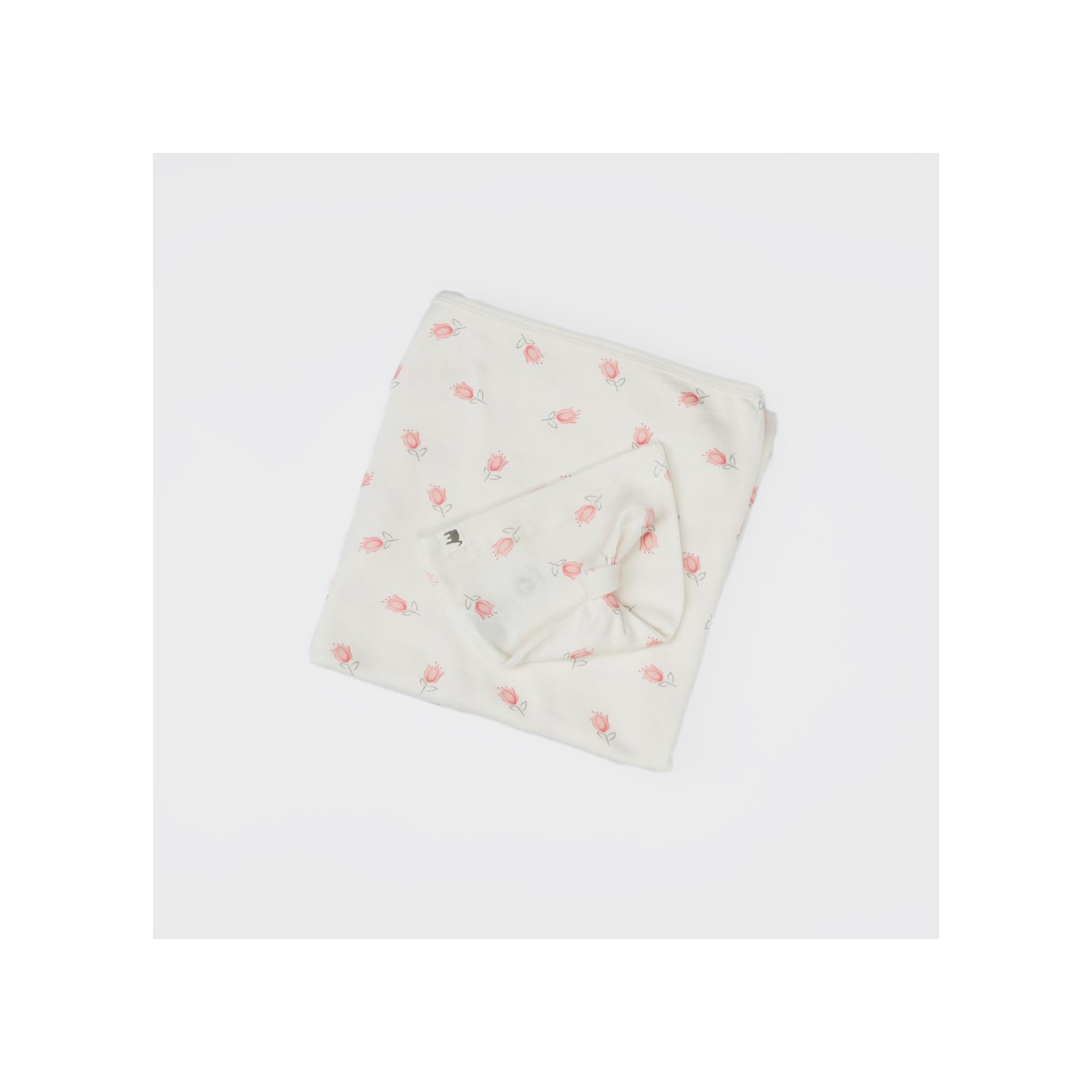 L'ensemble avec tulipe et bonnet en coton biologique Premium d'Elk Baby