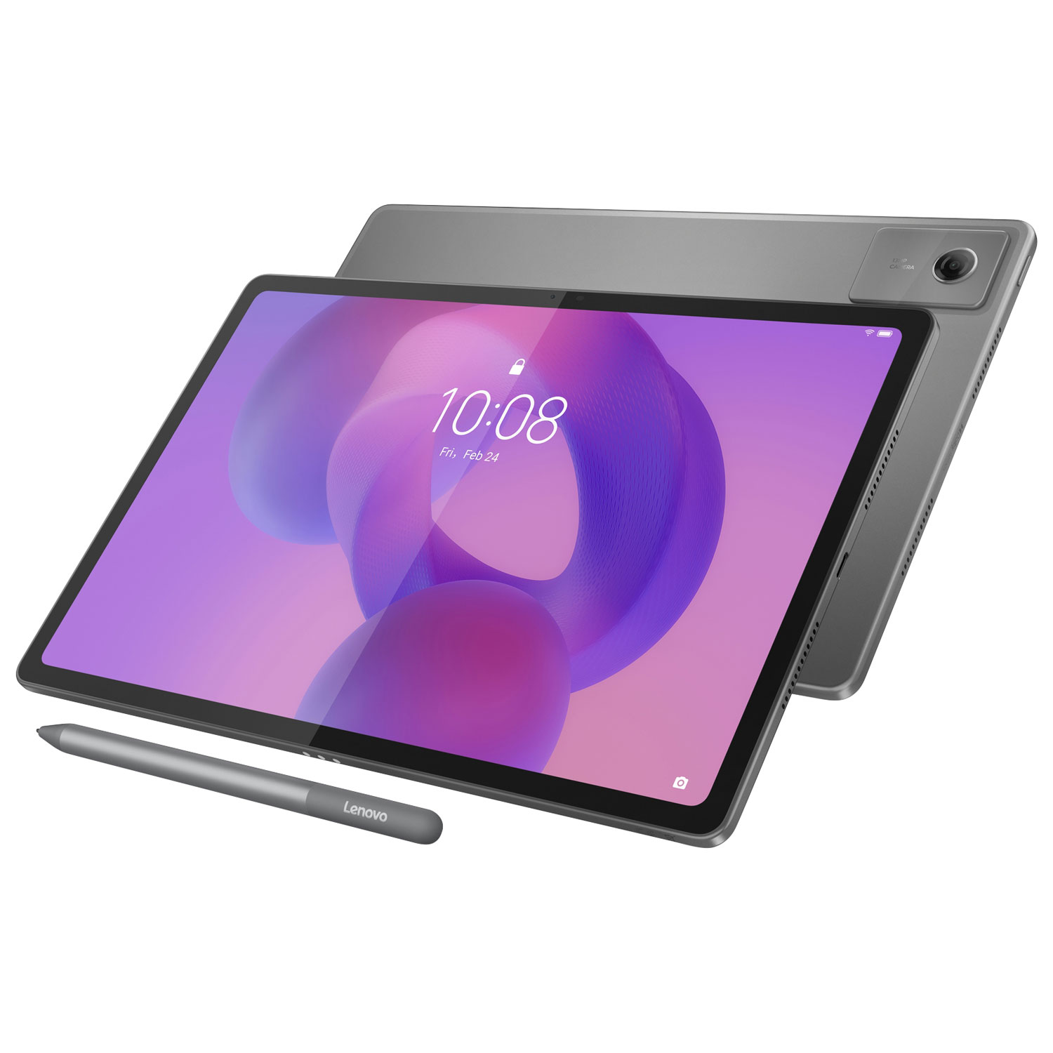 Tablette Idea Tab Plus 12,1 po 256 Go Android 15 de Lenovo avec processeur Dimensity 6400 de MediaTek, stylet et étui folio - Partenaire de détail