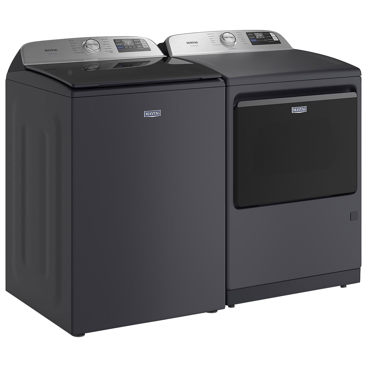 Laveuse à chargement par le haut haute efficacité de 6 pi³ de Maytag - Acier minuit