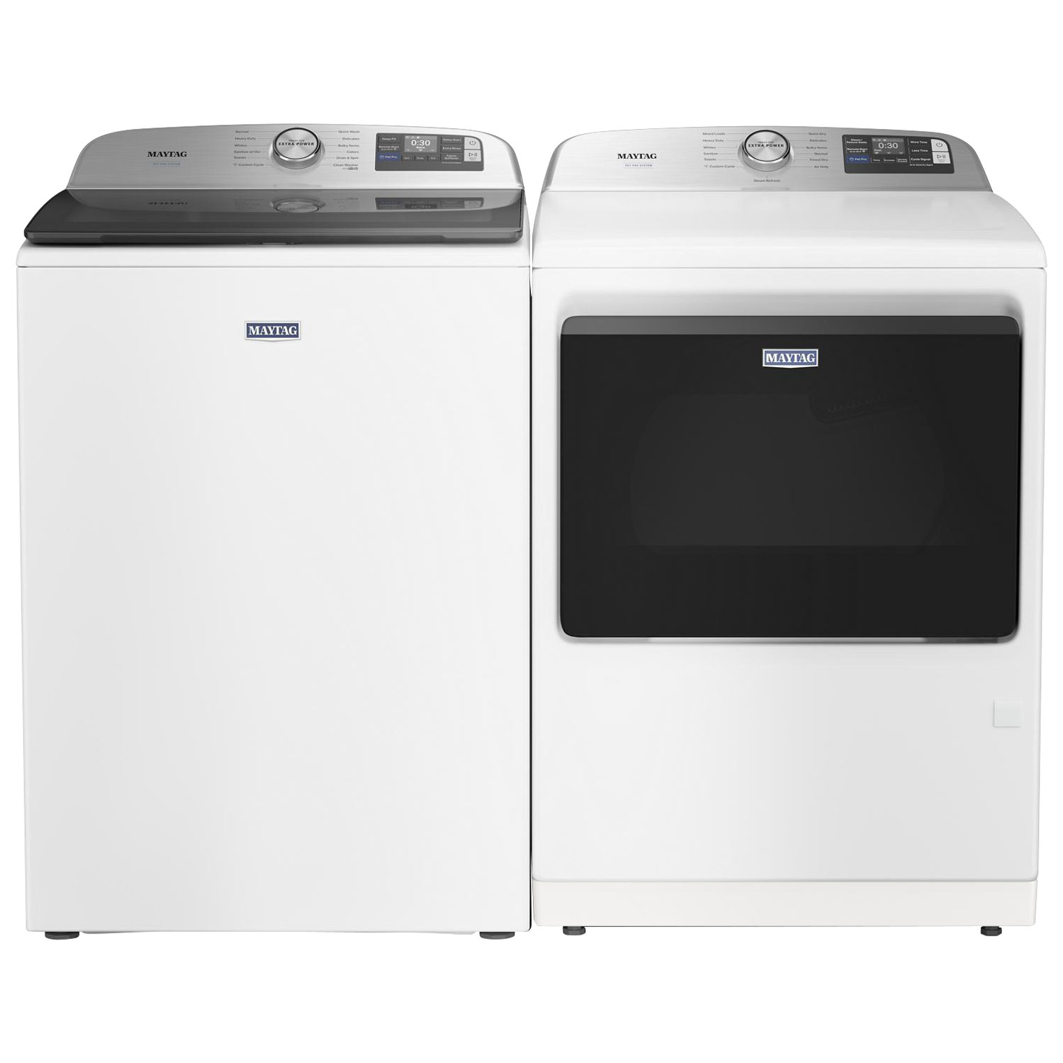 Laveuse à chargement par le haut haute efficacité de 6,0 pi³ de Maytag - Blanc