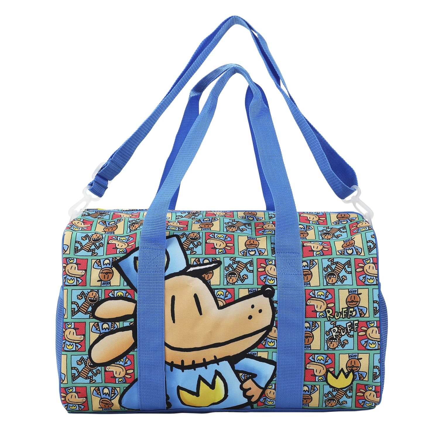 Dog Man Character Squares 4-Piece Youth Travel Set Carry on luggage