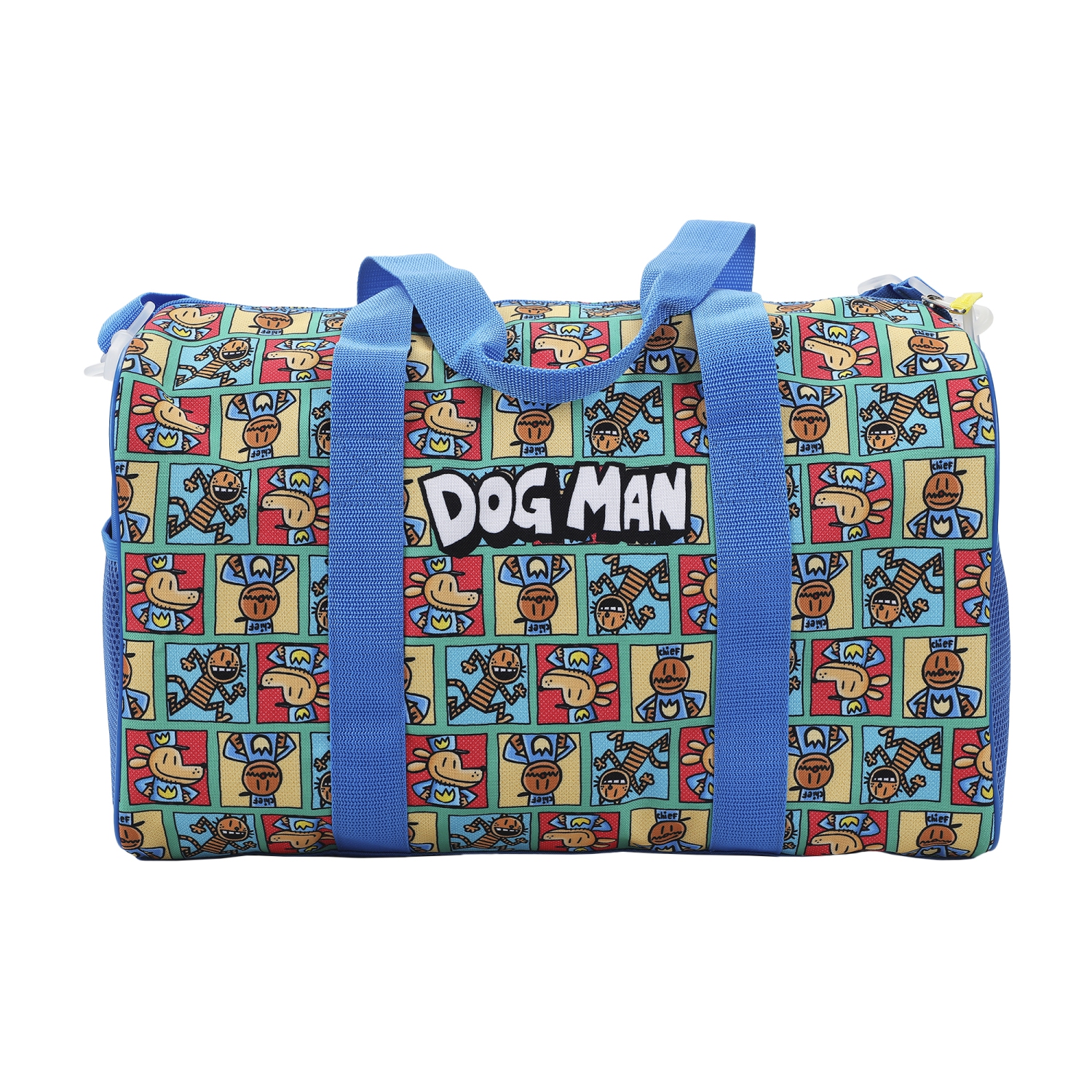 Dog Man Character Squares 4-Piece Youth Travel Set Carry on luggage