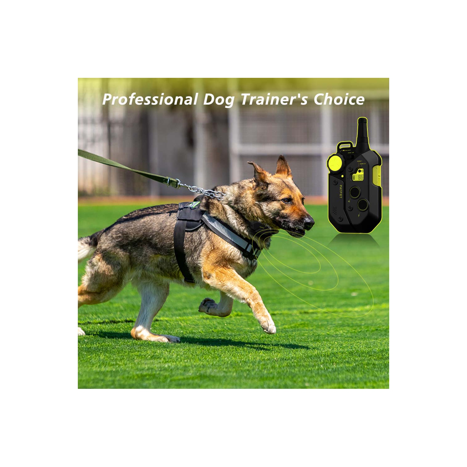 PATPET Dog Training collar, 3000 ft Range 16 Training Levels Dog Shock Collar with Remote Control(15-150lbs) Waterproof 100% Safe E Collar for Large