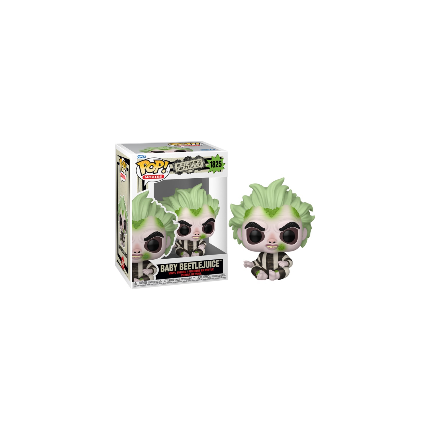 Funko Pop! Movies Beetlejuice Beetlejuice Vinyl Figure Baby Beetlejuice #1825 Beetlejuice 2