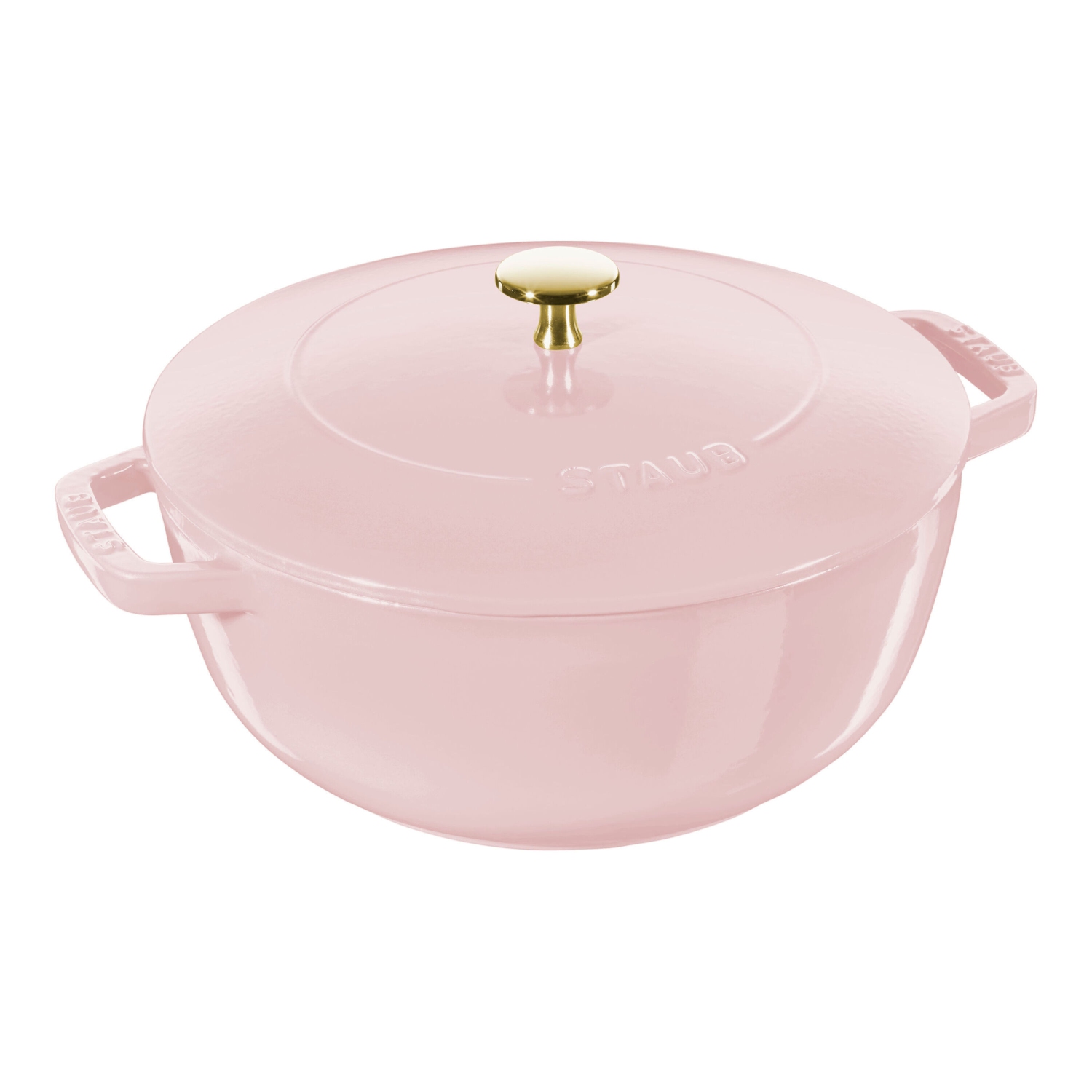 Four français rond en fonte La Cocotte 4,8&nbsp;L de STAUB, rose sorbet
