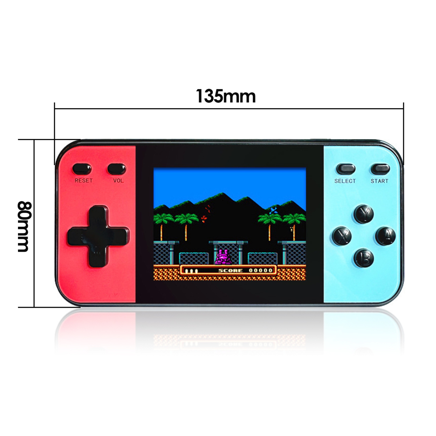 Console de jeu portative rétro avec écran de 3,0 po et 600 jeux, connexion télé, pour deux joueurs