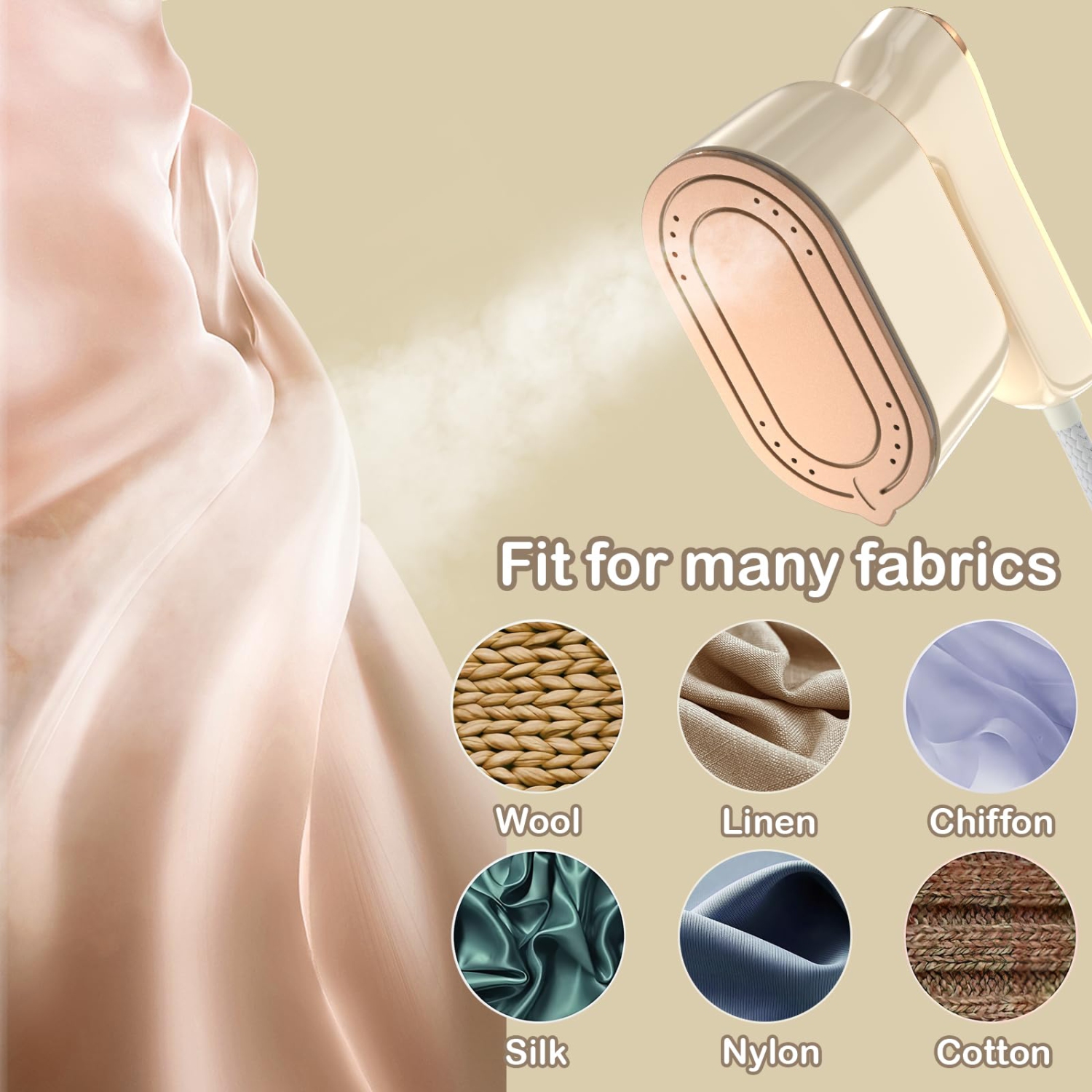 Portable Clothing Travel Steamer, Small Mini Steam Iron Suitable for Travel or Home Use