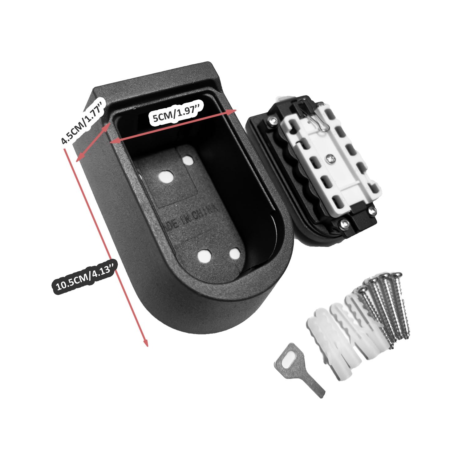 Boîte à clés avec code, coffre-fort pour clé extérieure convenant à une utilisation à la maison, à l'intérieur et à l'extérieur