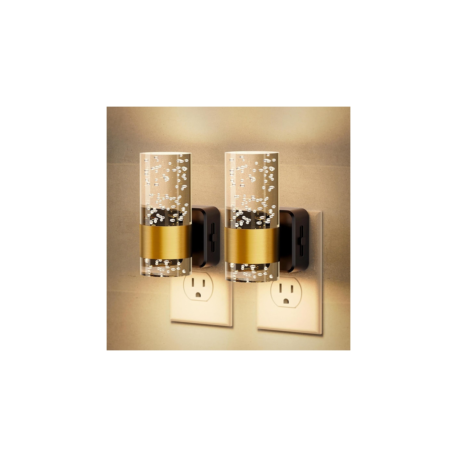 Veilleuse LED murale 3000K, éclairage mural à induction contrôlé, luminosité réglable 0–100LM, idéale pour la cuisine, la chambre et les escaliers