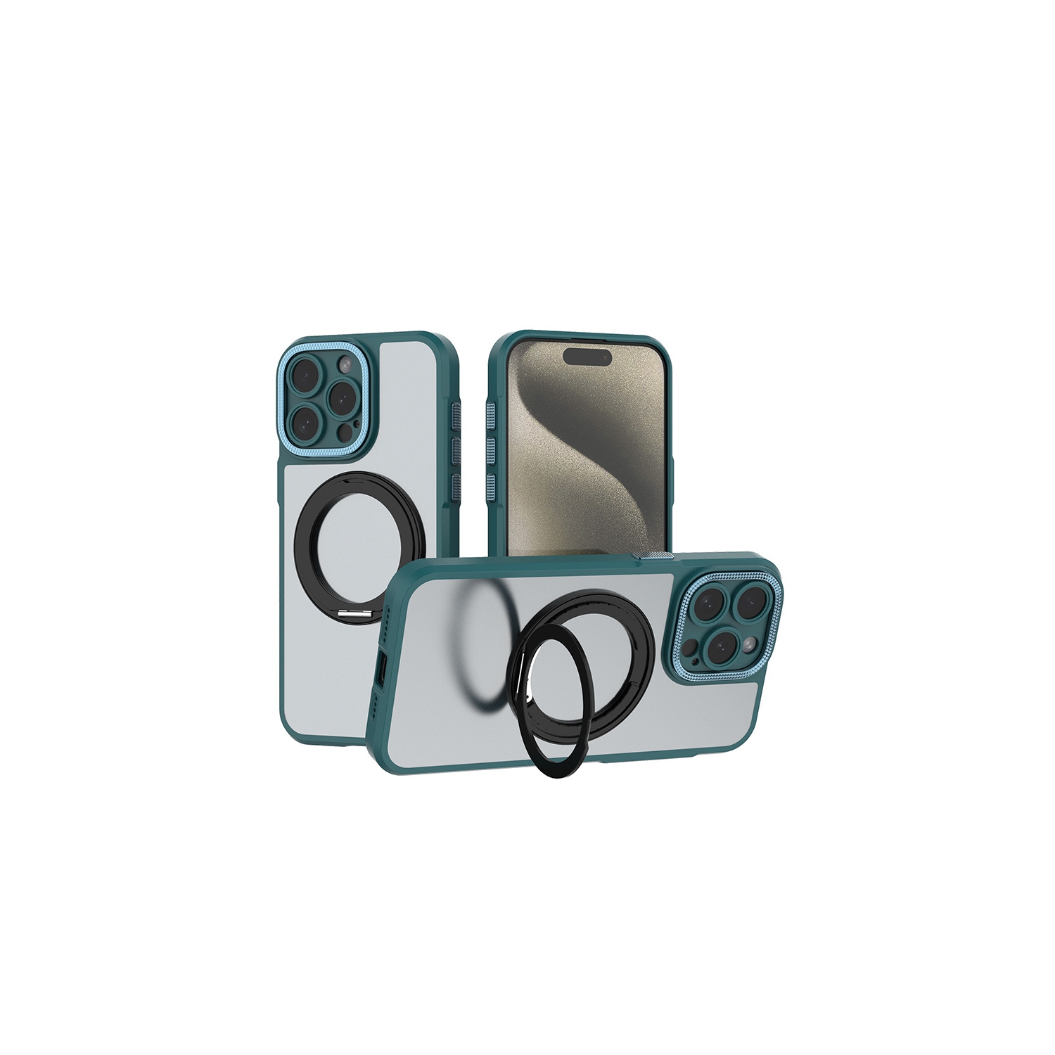 Suitable for iPhone 14 Pro Max mobile phone case magnetic bracket protective cover fine hole mobile phone case, anti-wear, anti-fall,