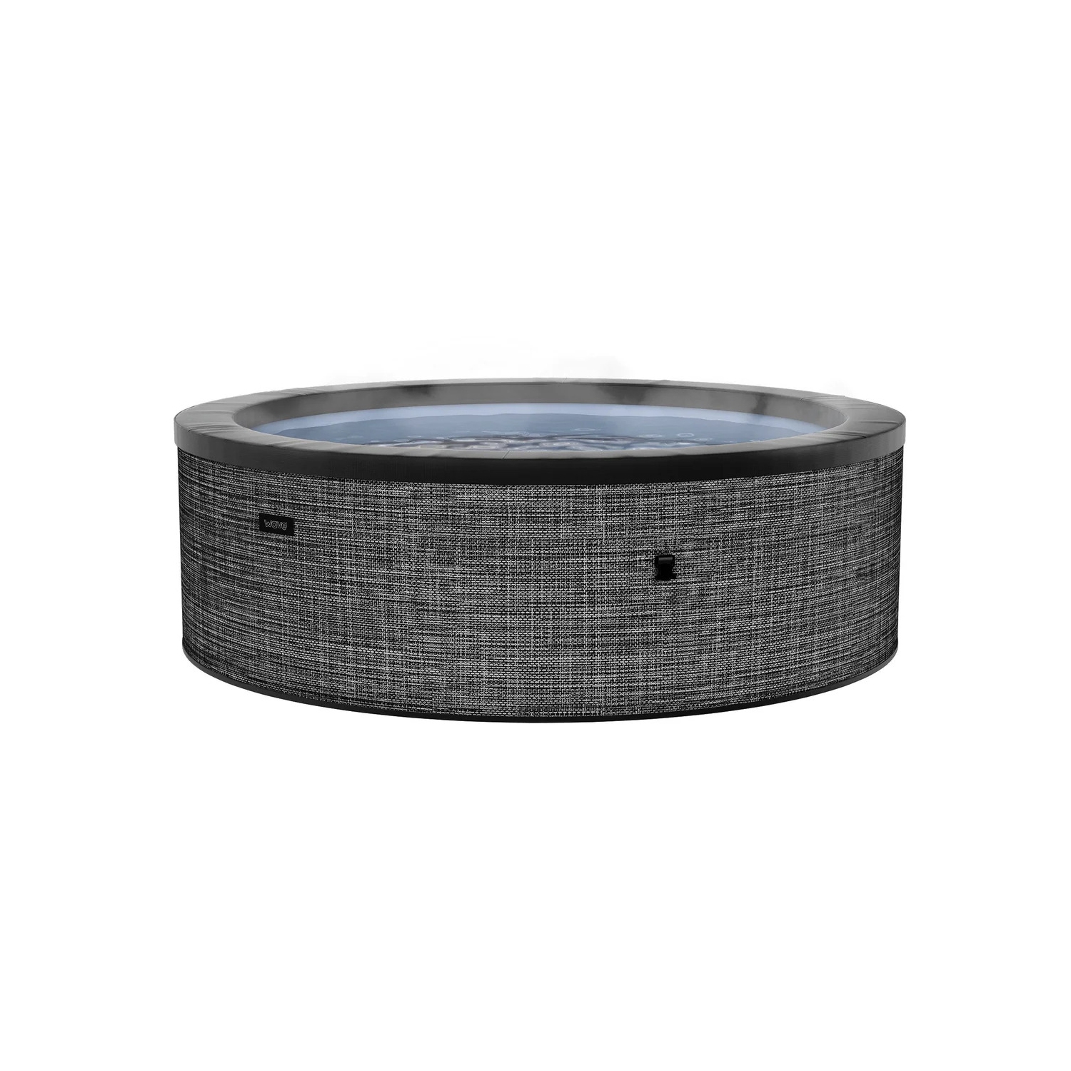 Tahoe | Spa Eco Foam pour 6&nbsp;personnes | Rond | Chaufferette intégrée | Gris silex