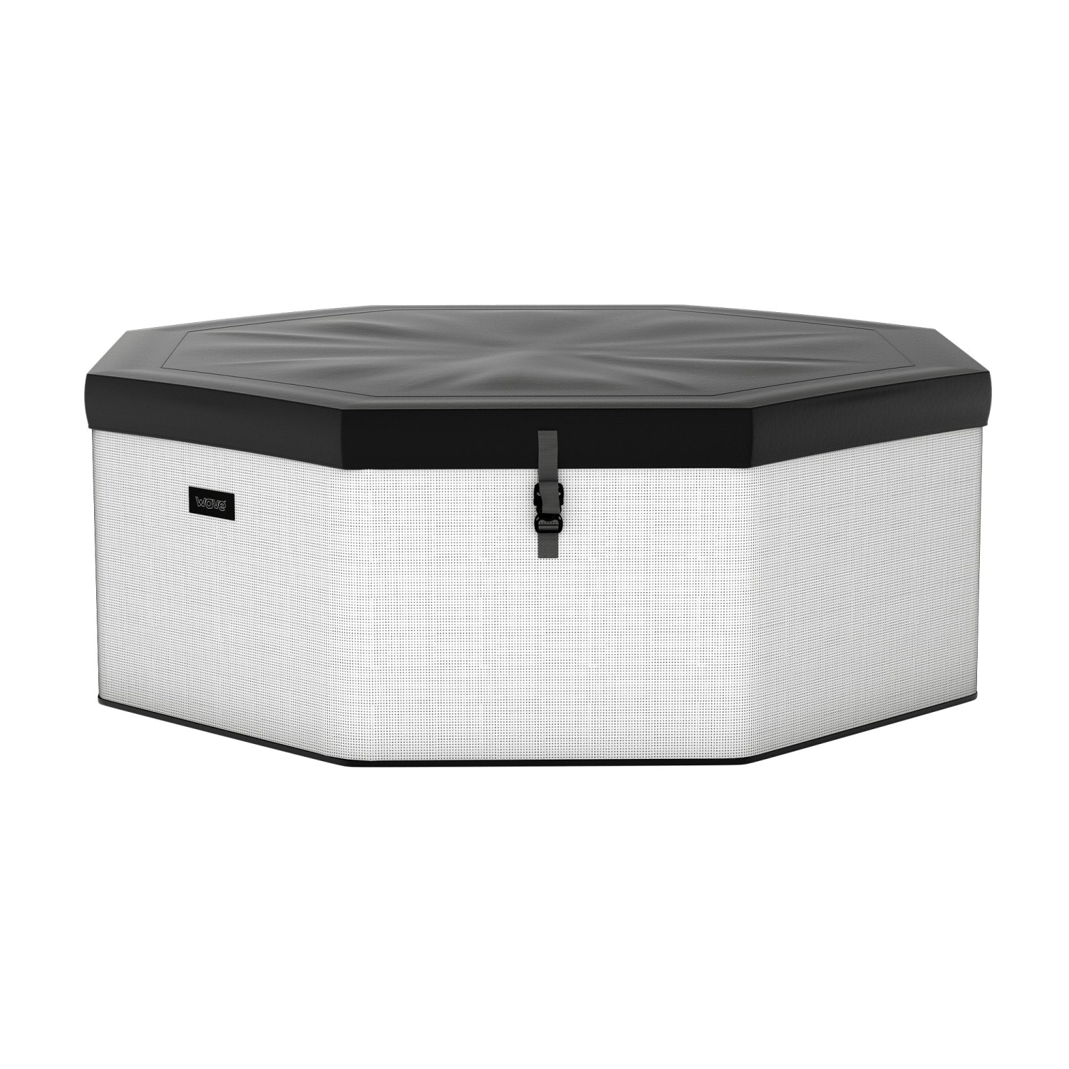 Como | Upto 6-Person Eco Foam Hot Tub | Octagon | Built-In Integrated Heater | Pebble White