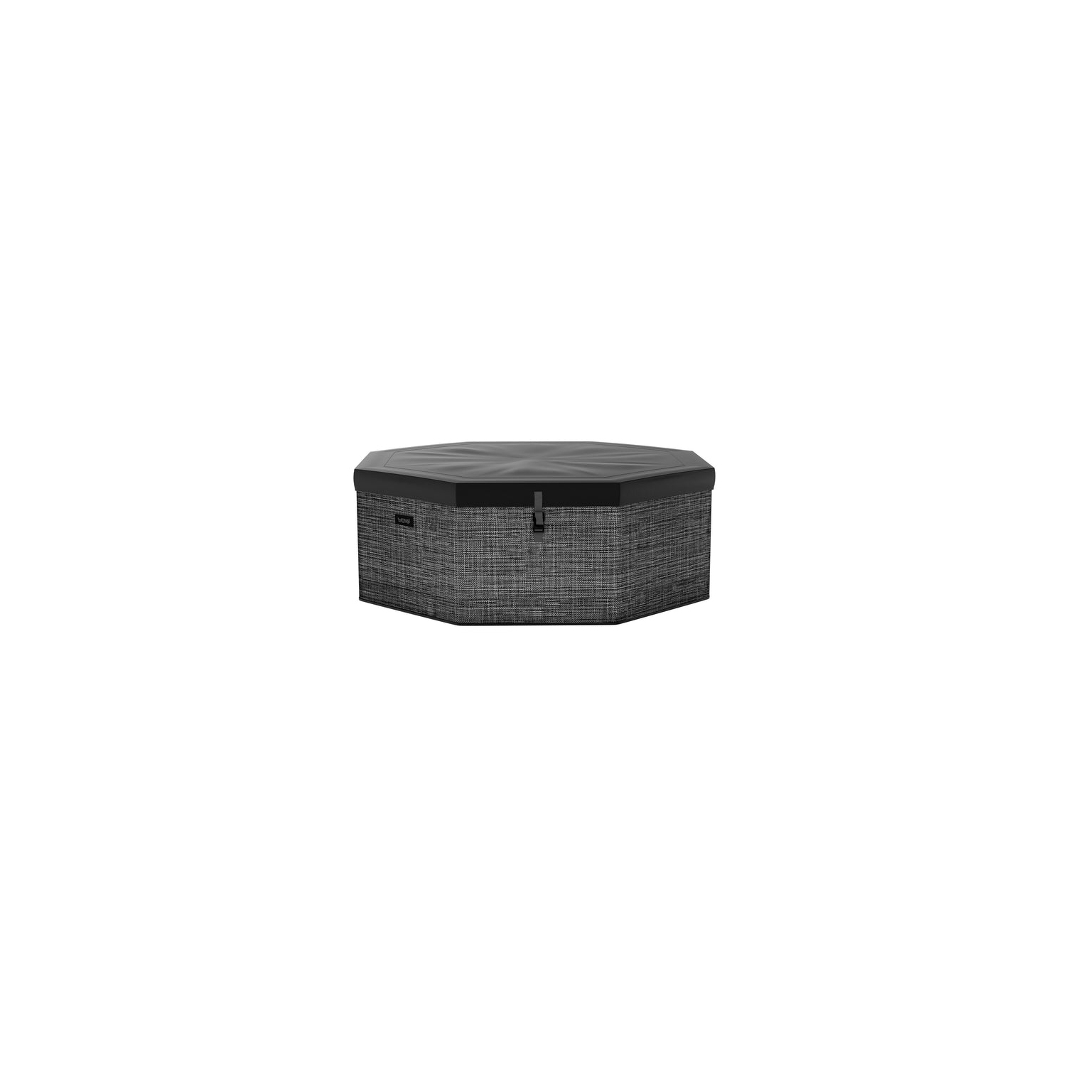 Como | Upto 6-Person Eco Foam Hot Tub | Octagon | Built-In Integrated Heater | Flint Gray
