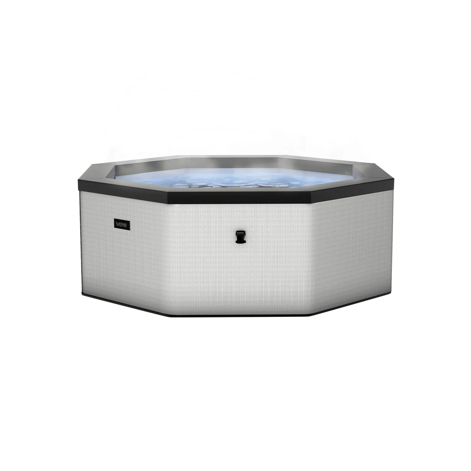Como | Spa Eco Foam pour 6&nbsp;personnes | Octagon | Chaufferette intégrée | Gris graphite