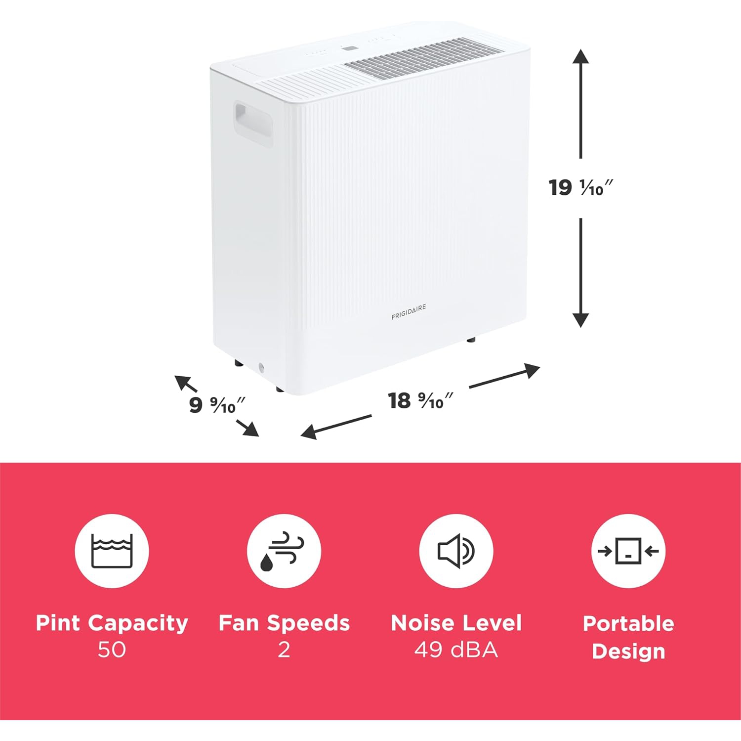 Frigidaire 23.7 L Dehumidifier with Wi-Fi