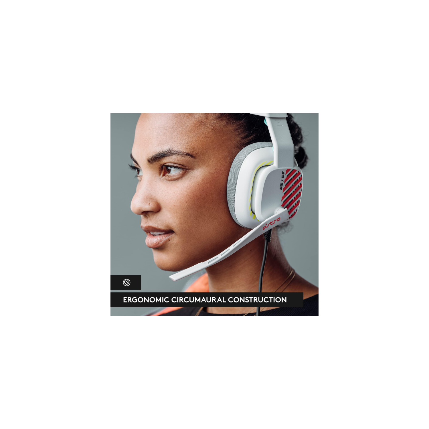 Casque de jeu avec fil 2e génération A10 d'Astro - Casque de jeu avec microphone rabattable pour sourdine - Blanc