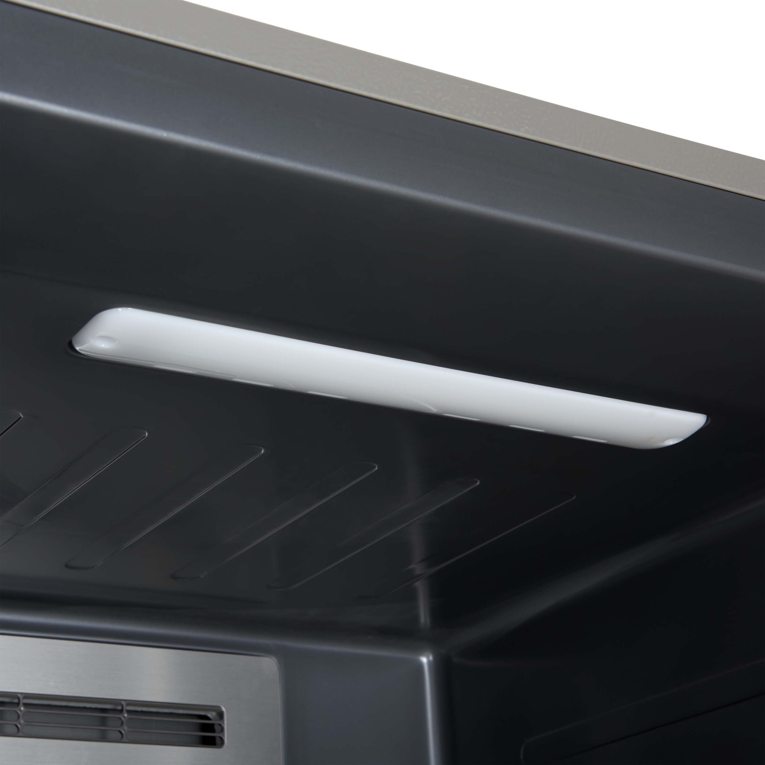 Forno Fortezza – Réfrigérateur/congélateur convertible pivotant à droite de 28&nbsp;po, acier inoxydable, sans givre total