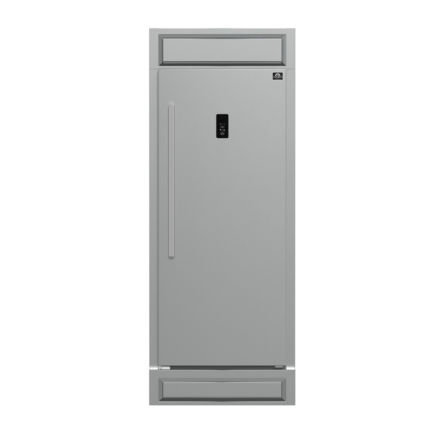 Forno Fortezza – Réfrigérateur/congélateur convertible pivotant à droite de 32&nbsp;po avec nécessaire d'encastrement, acier inoxydable, total sans