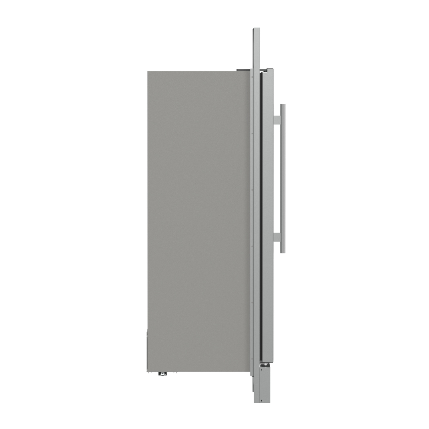 Forno Fortezza – Réfrigérateur/congélateur convertible pivotant à droite de 32&nbsp;po avec nécessaire d'encastrement, acier inoxydable, total sans