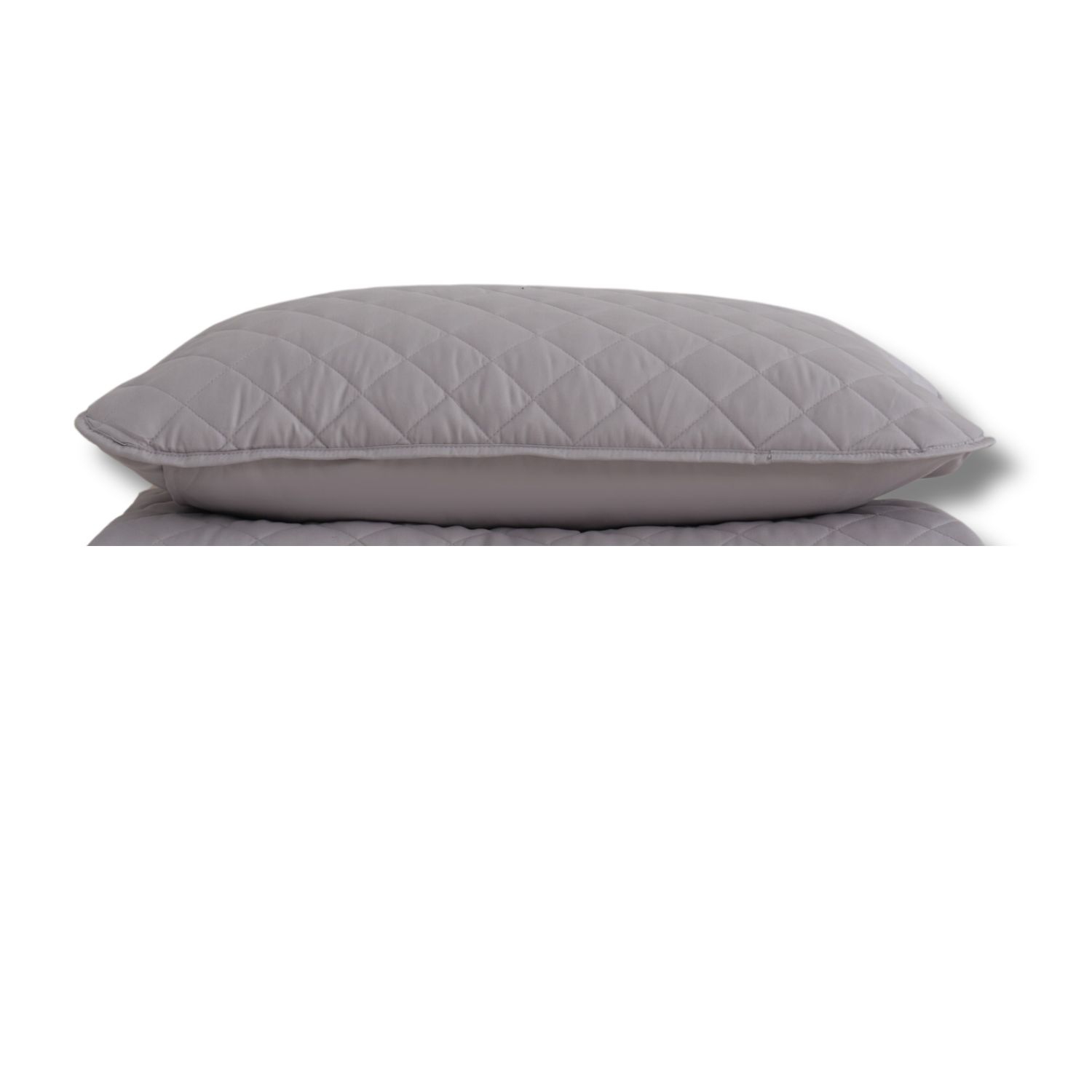 Couvre-oreiller matelassé Ocean Fine; Très grand lit, 300 fils au pouce carré, doux, perméable à l'air et écologique Argenté