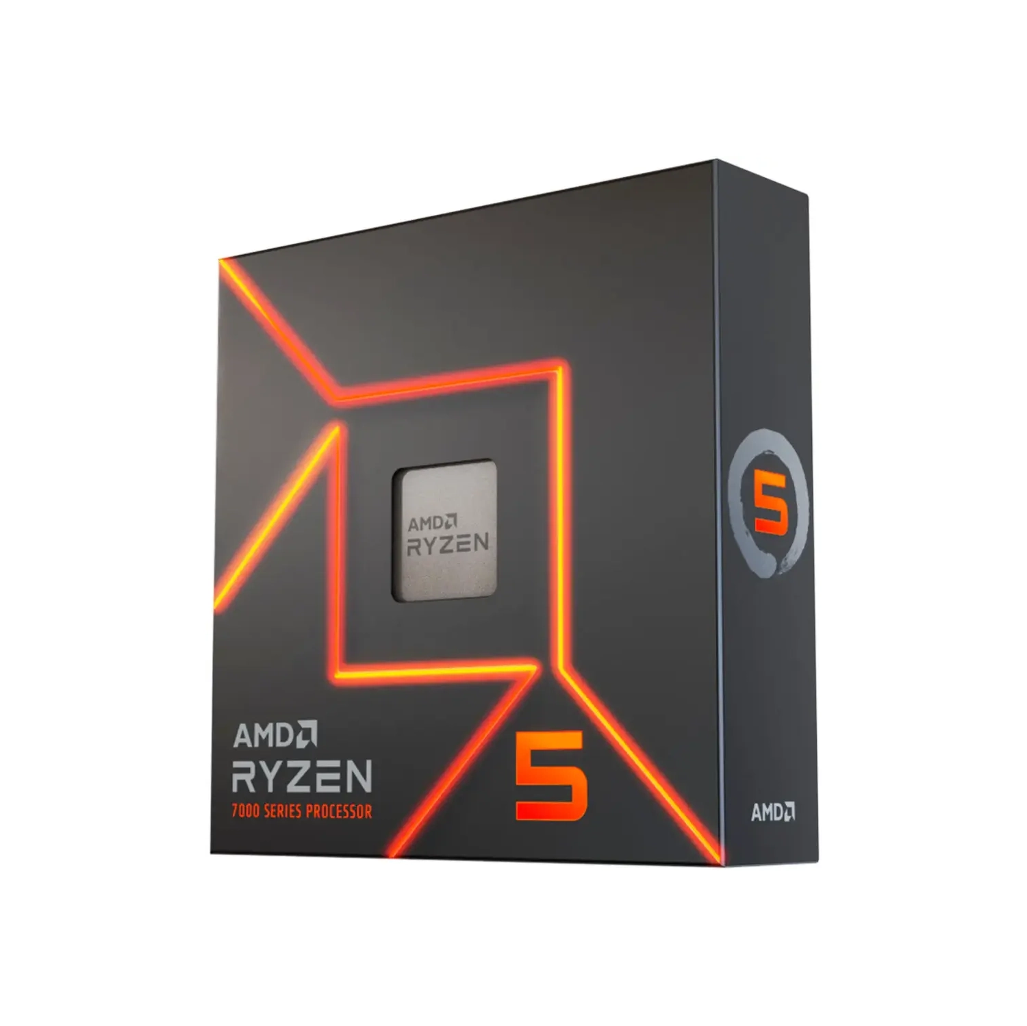 Refurbished (Excellent) - AMD Ryzen 5 7600X 6-Core - 12-Thread 4.7GHz (5.3 GHz Max Boost) Socket AM5 Unlocked Desktop Processor - Silver