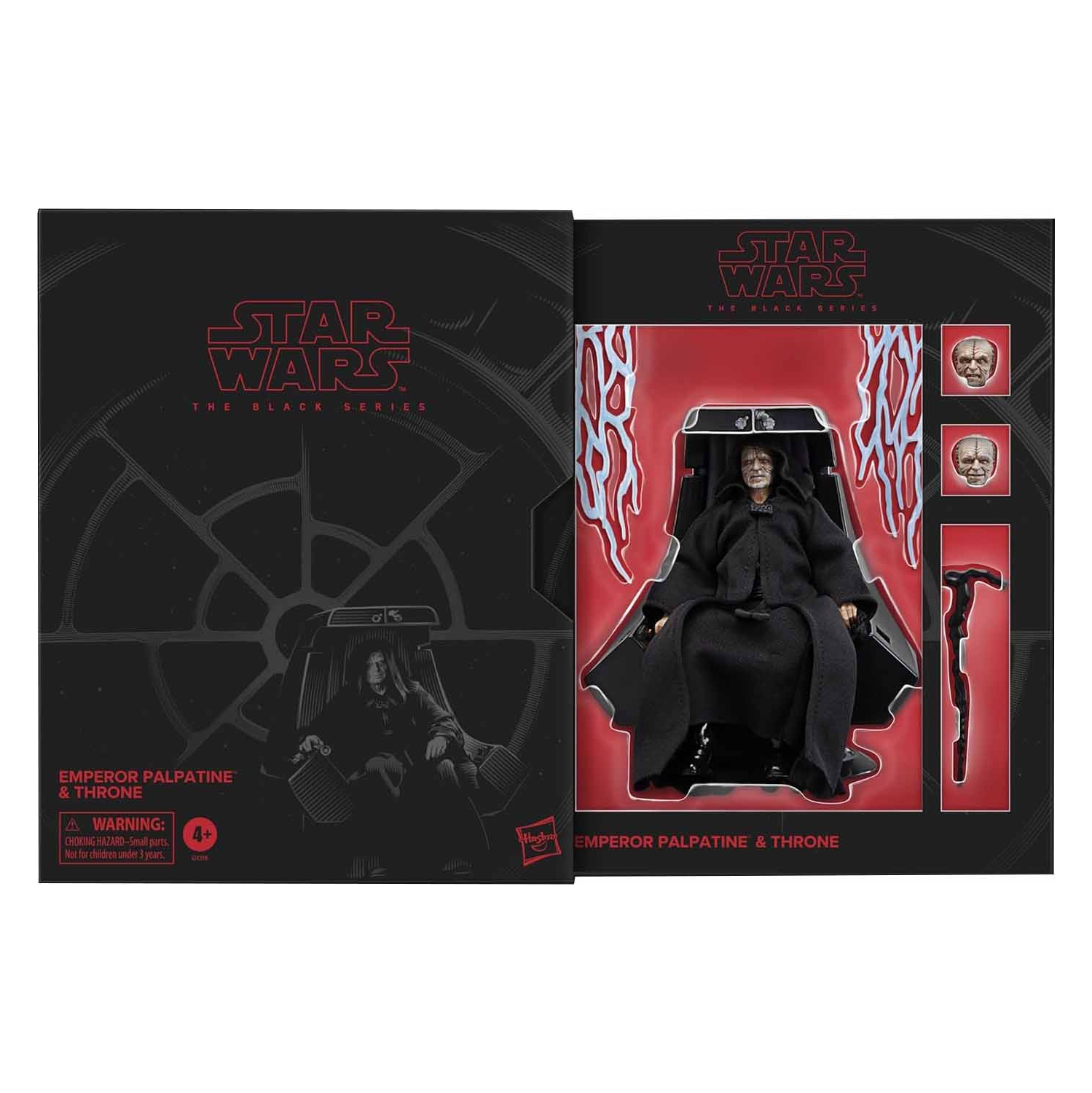 Star Wars The Black Series 6 Inch Action Figure Deluxe - Emperor Palpatine and Throne