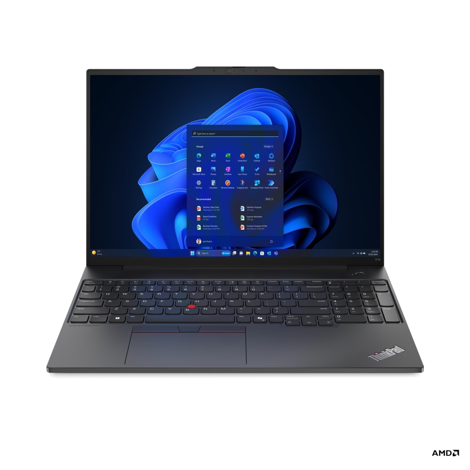 Lenovo ThinkPad E16 Gen 2 16" Laptop - Black - (21M5000HCA)