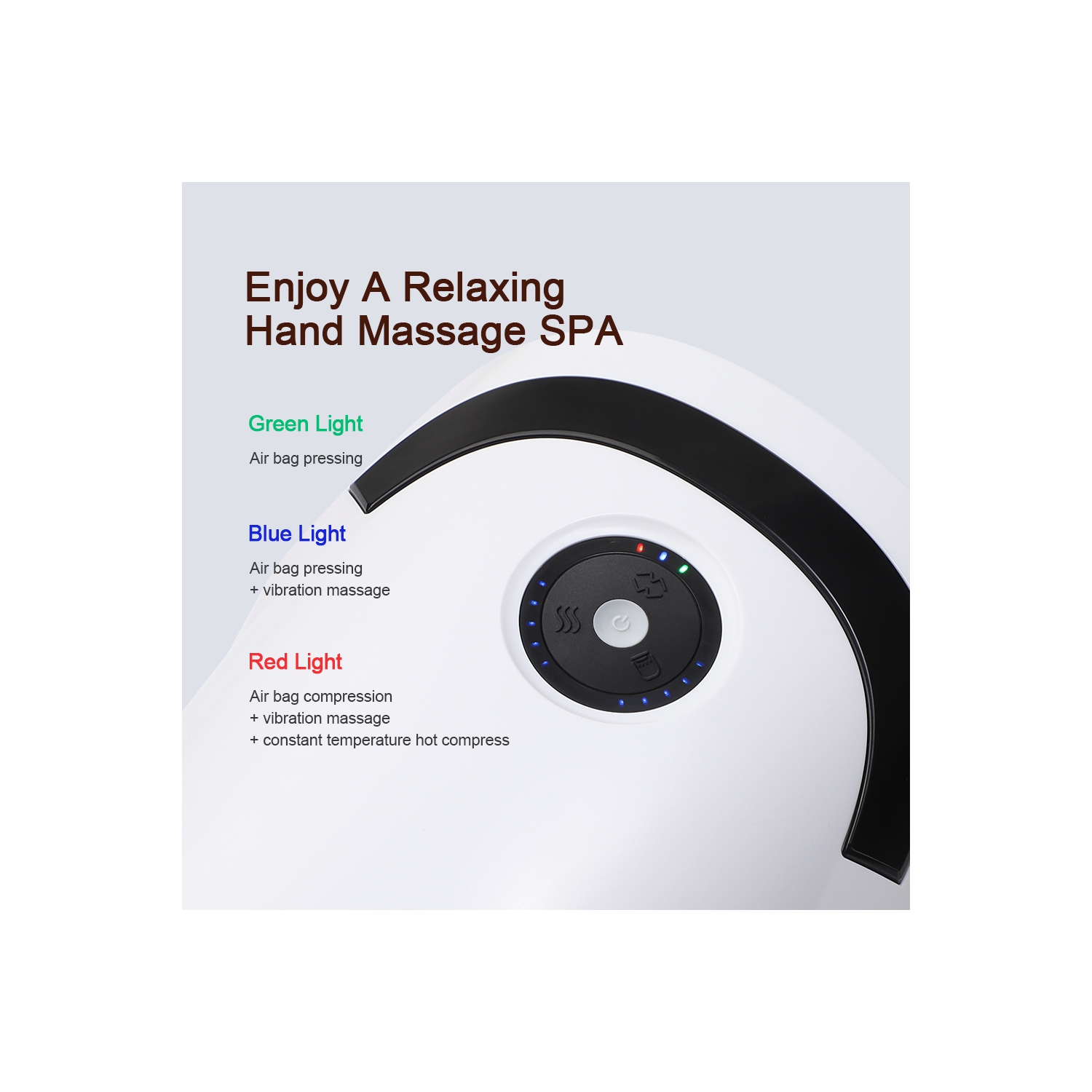 Appareil de massage pour les mains avec compression et chauffage, Cadeaux d'anniversaire pour femmes Mom Grilfrend - Appareil de massage électrique