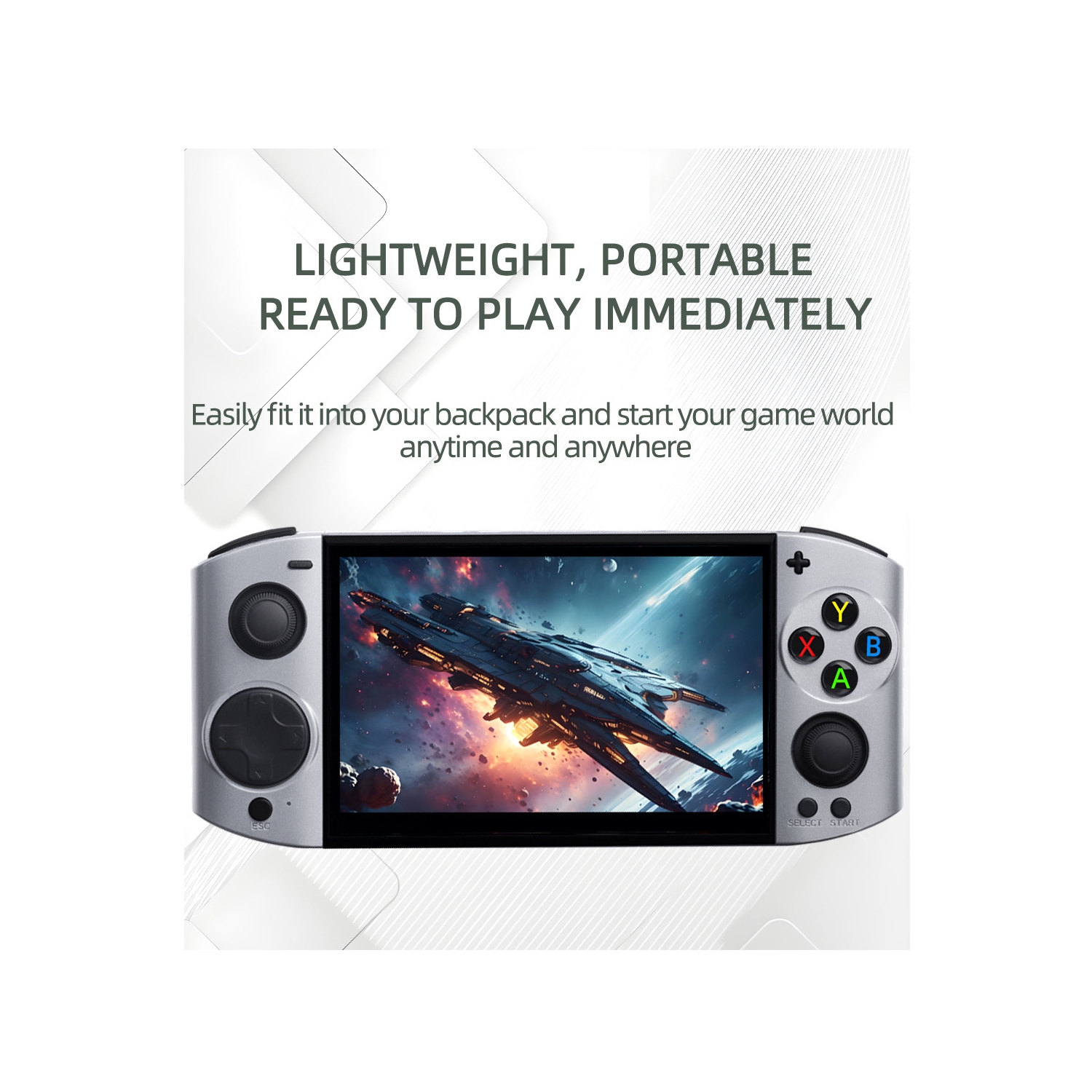 Ultra 09-console de jeu rétro nostalgique SUP système LINUX rétro nostalgique PSP portable open source 5,1 pouces écran OLED HD 64GUltra 09