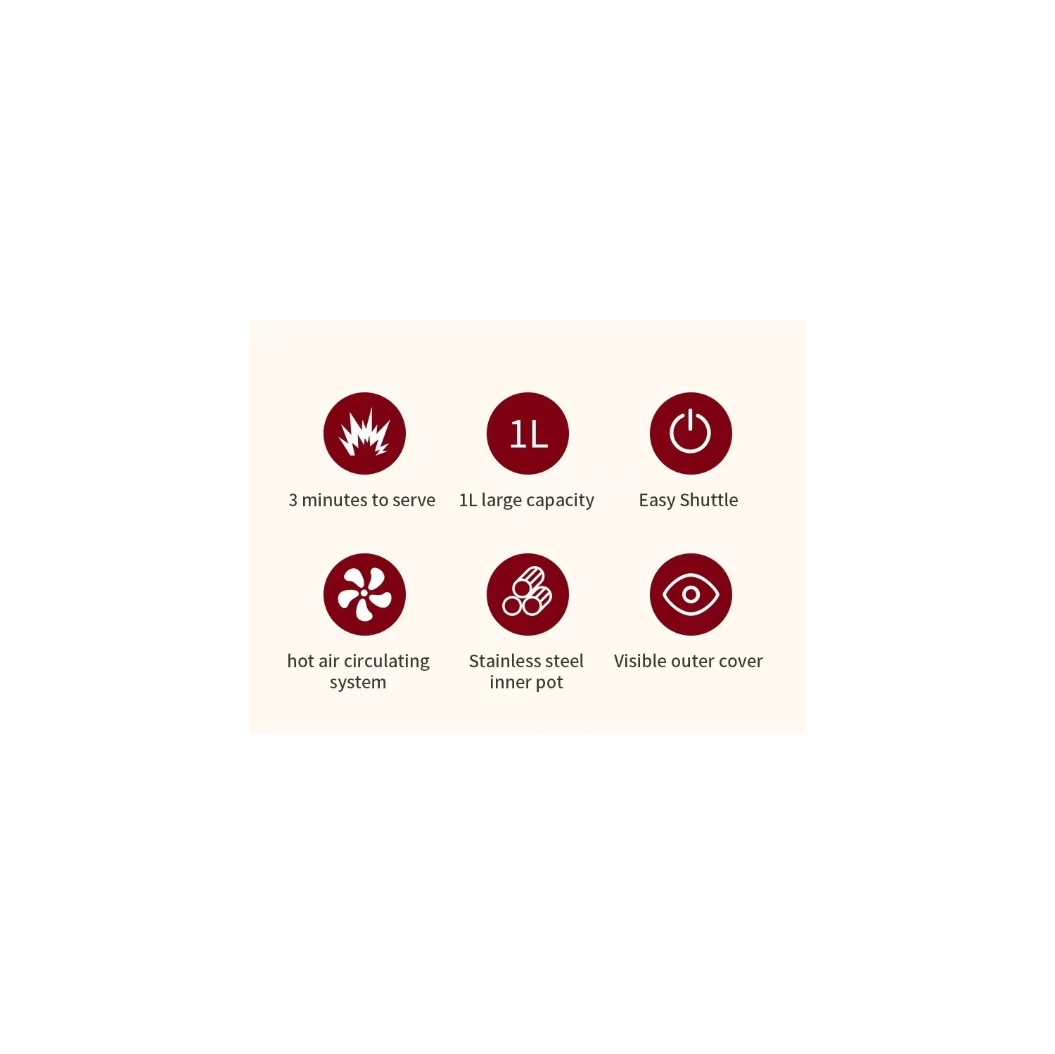 Hot air Popcorn maker automatic popcorn machine household small corn machine popcorn machine - red