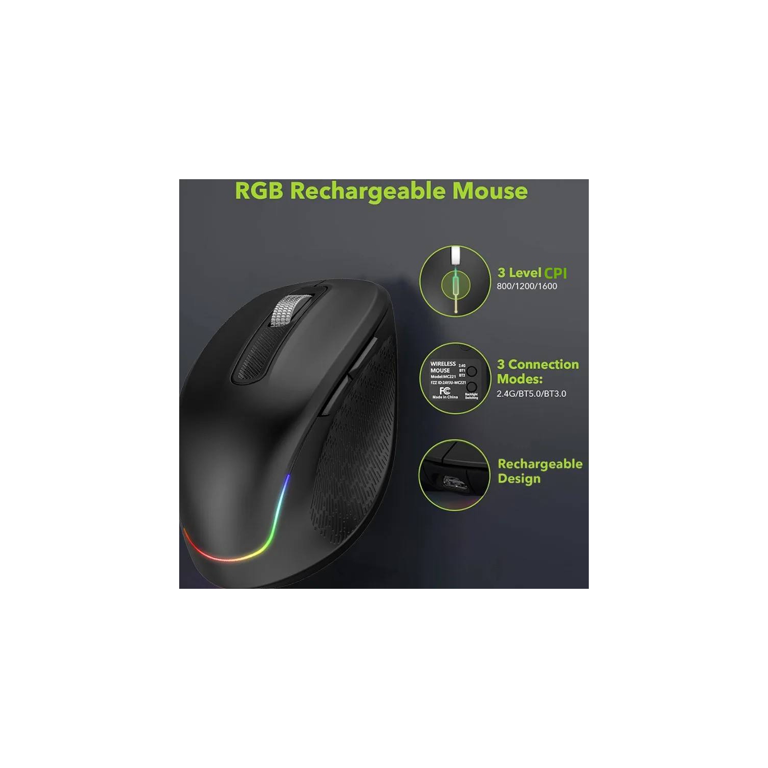 Hot Selling 2.4G Wireless Bluetooth Dual Mode Rechargeable Keyboard Mouse Combo Set Silent Ergonomic RGB Backlight Silent Wireless Keyboard Mouse