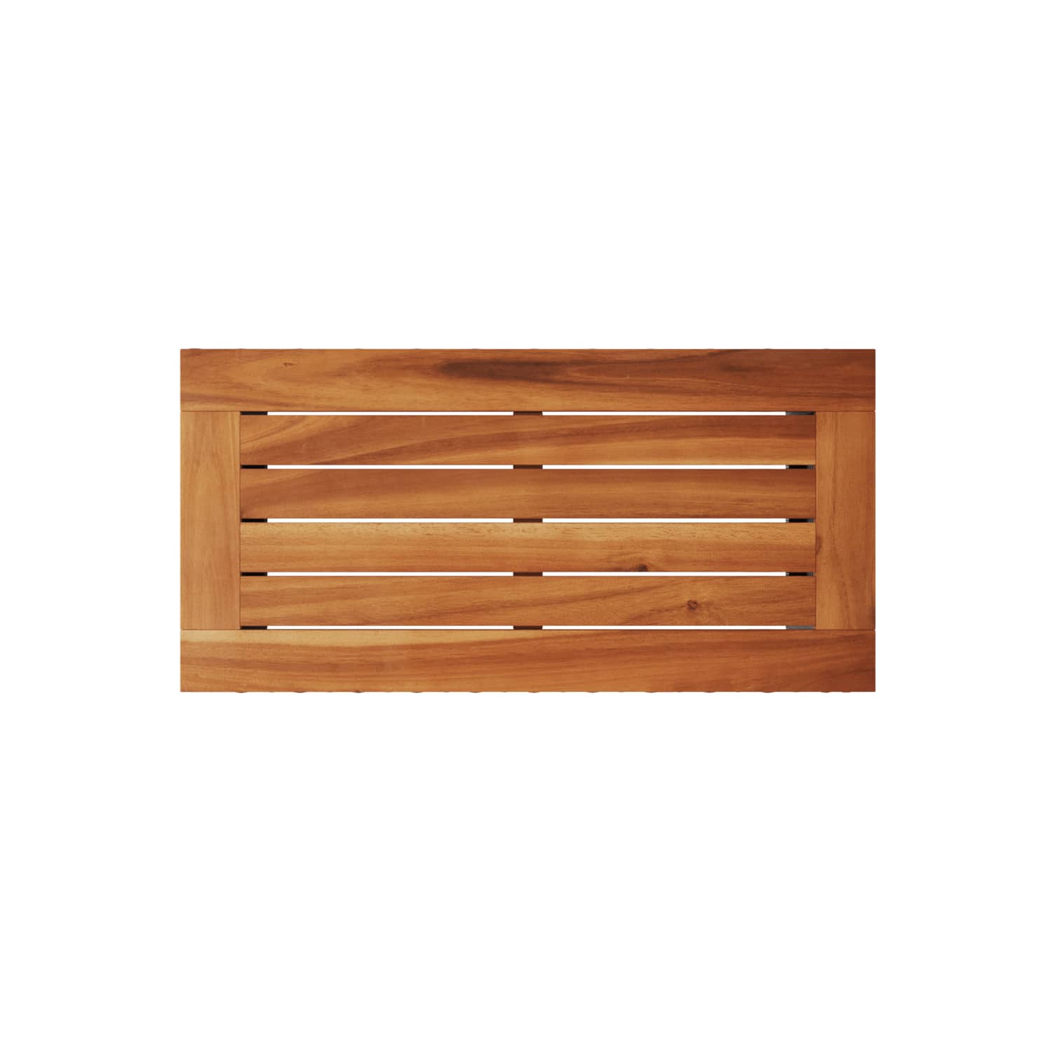 vidaXL Garden Side Table with Wooden Top Black 58x27.5x55 cm Poly Rattan