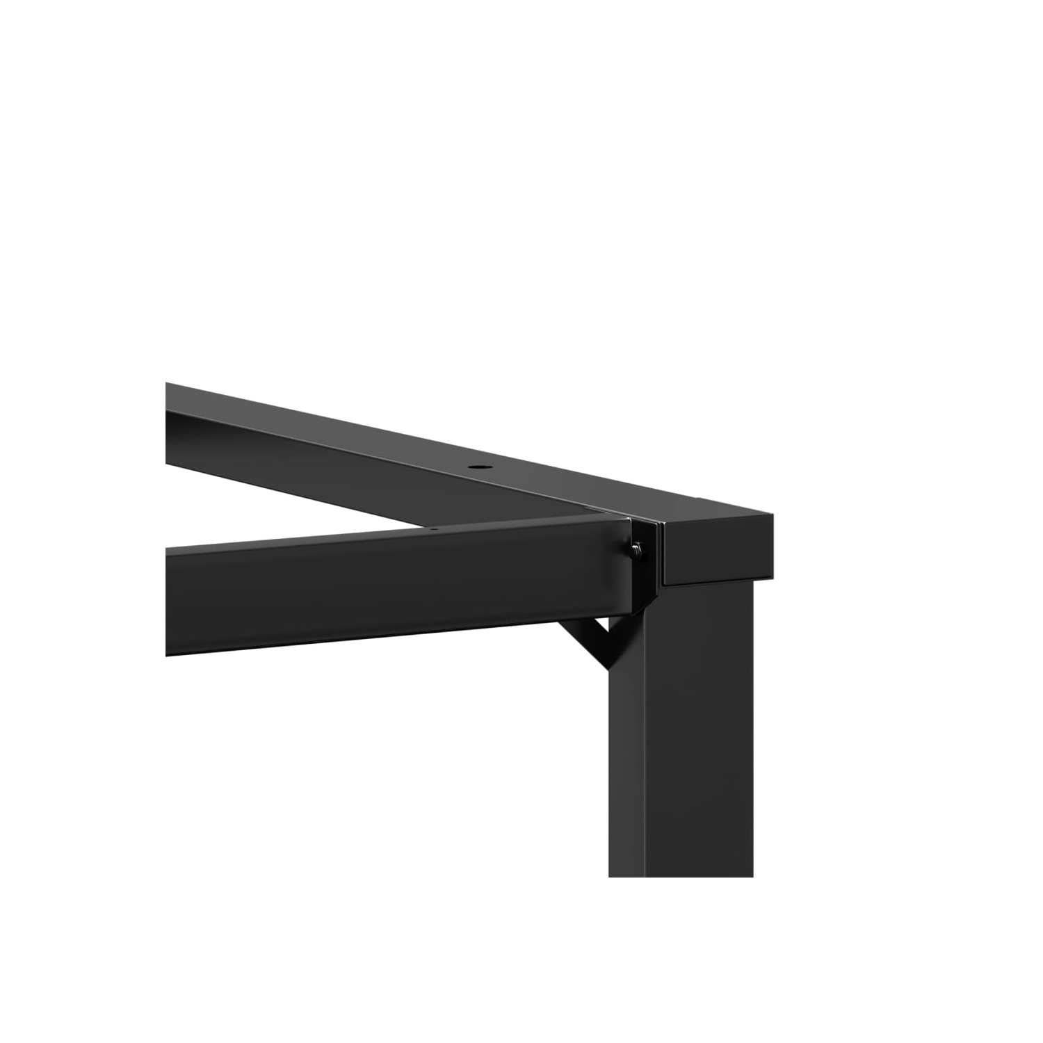 Pieds de table vidaXL pour salle à manger avec cadre en O 70 x 70 x 73&nbsp;cm en acier