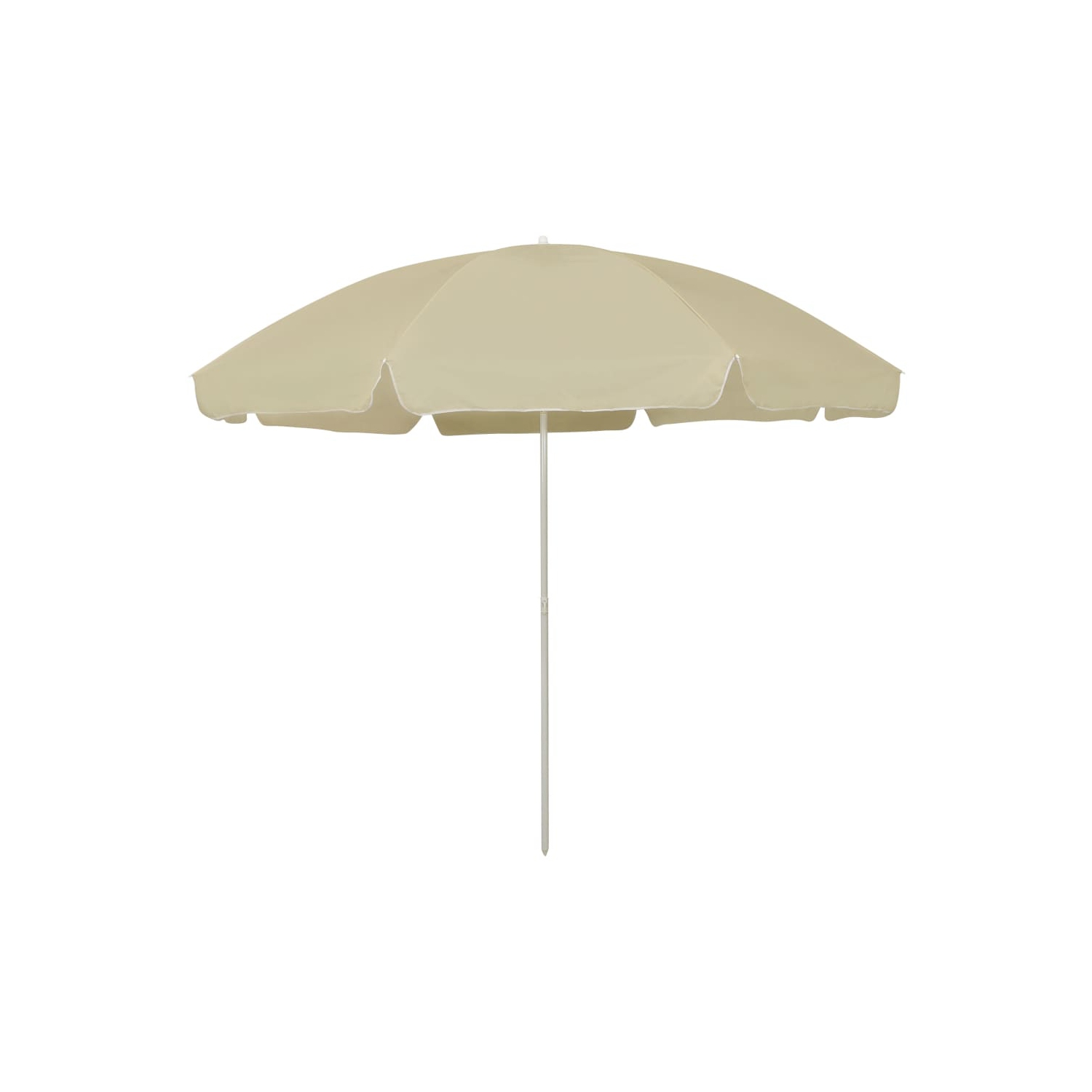 vidaXL Beach Umbrella Sand Yellow 118.1"