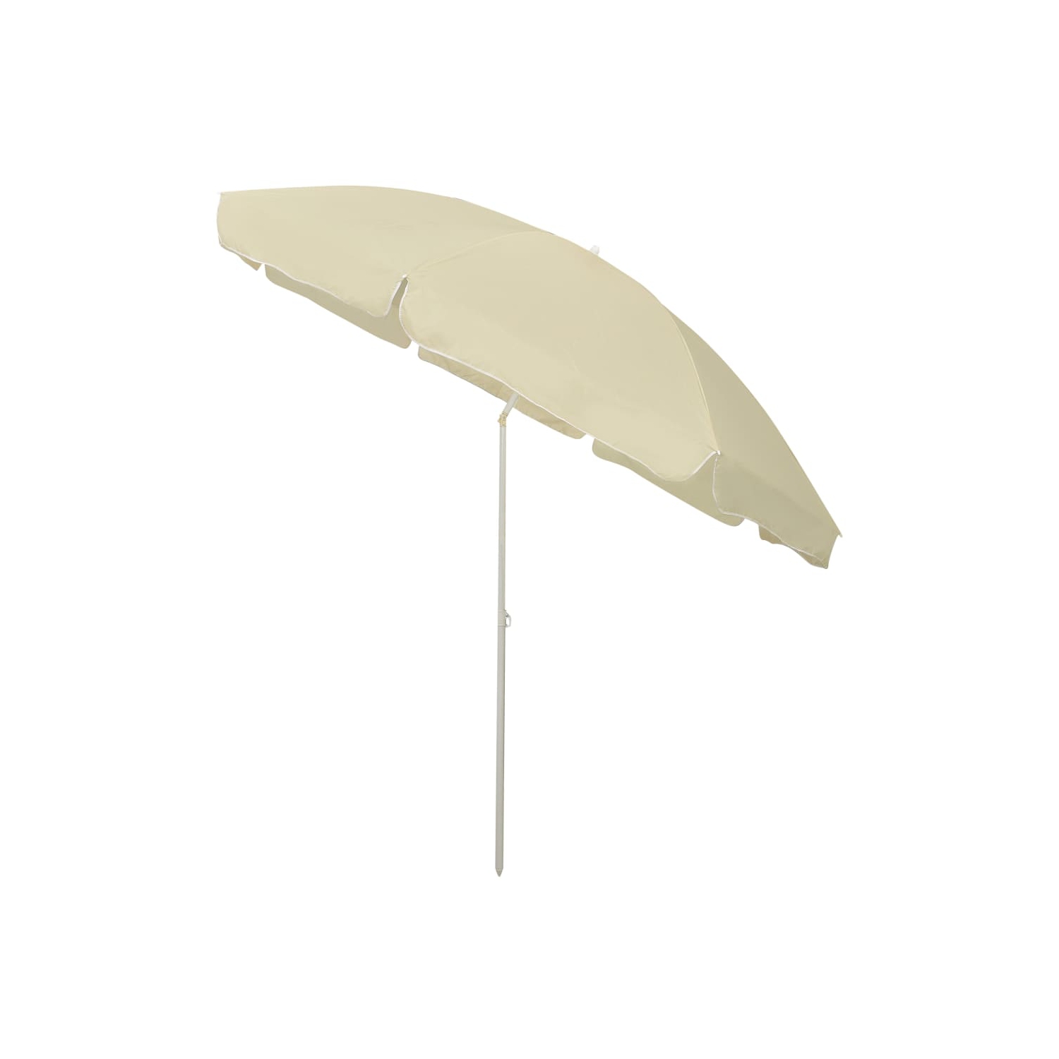 vidaXL Beach Umbrella Sand Yellow 118.1"