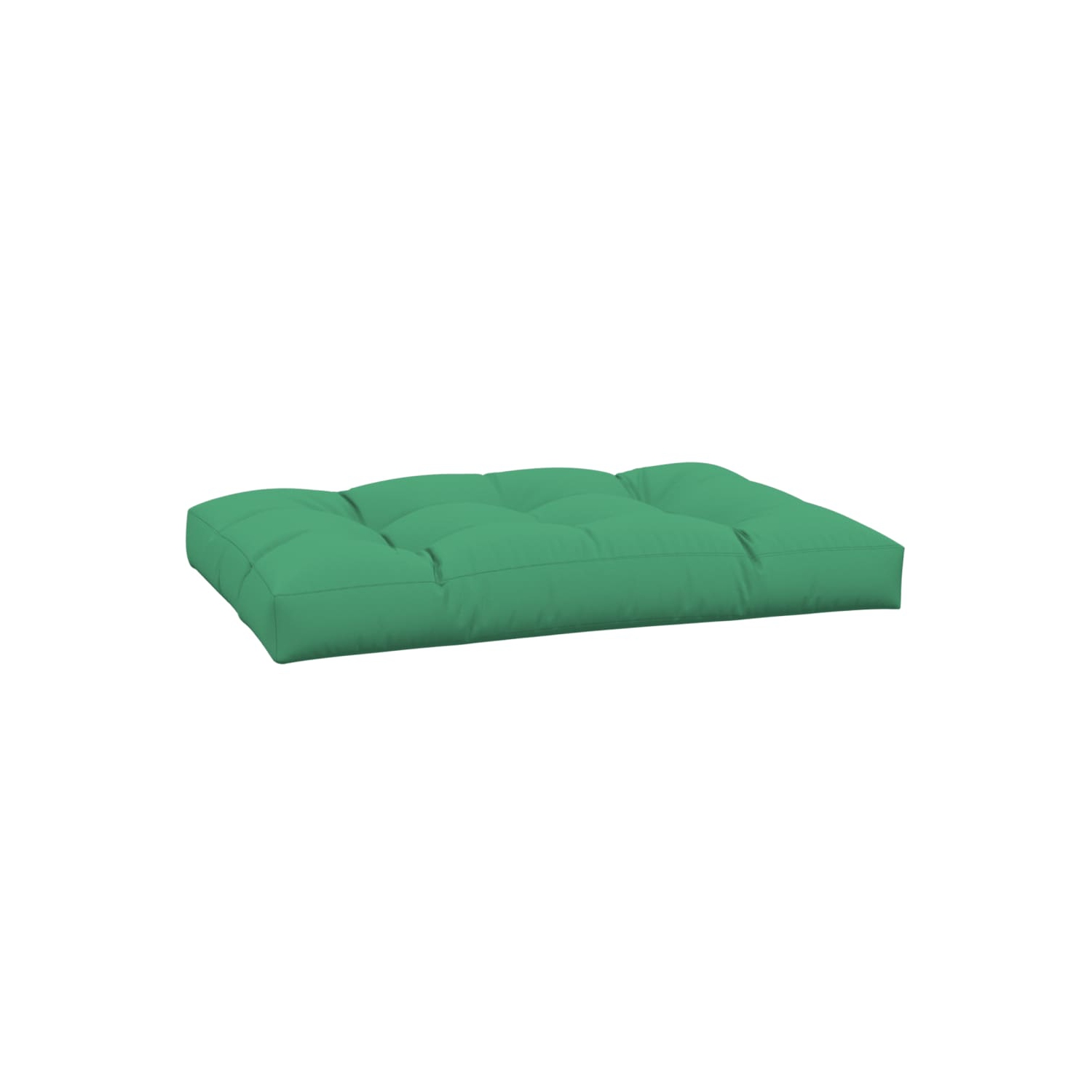 vidaXL Pallet Cushion Green 120x80x12 cm Fabric