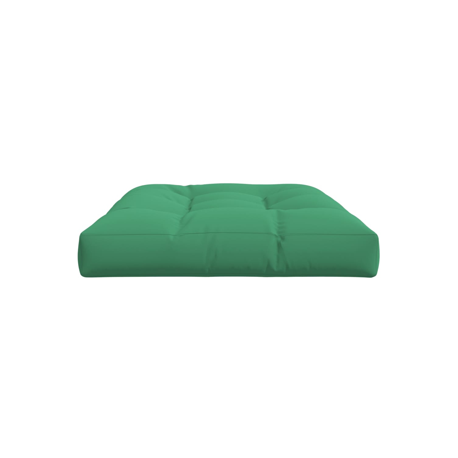 vidaXL Pallet Cushion Green 120x80x12 cm Fabric