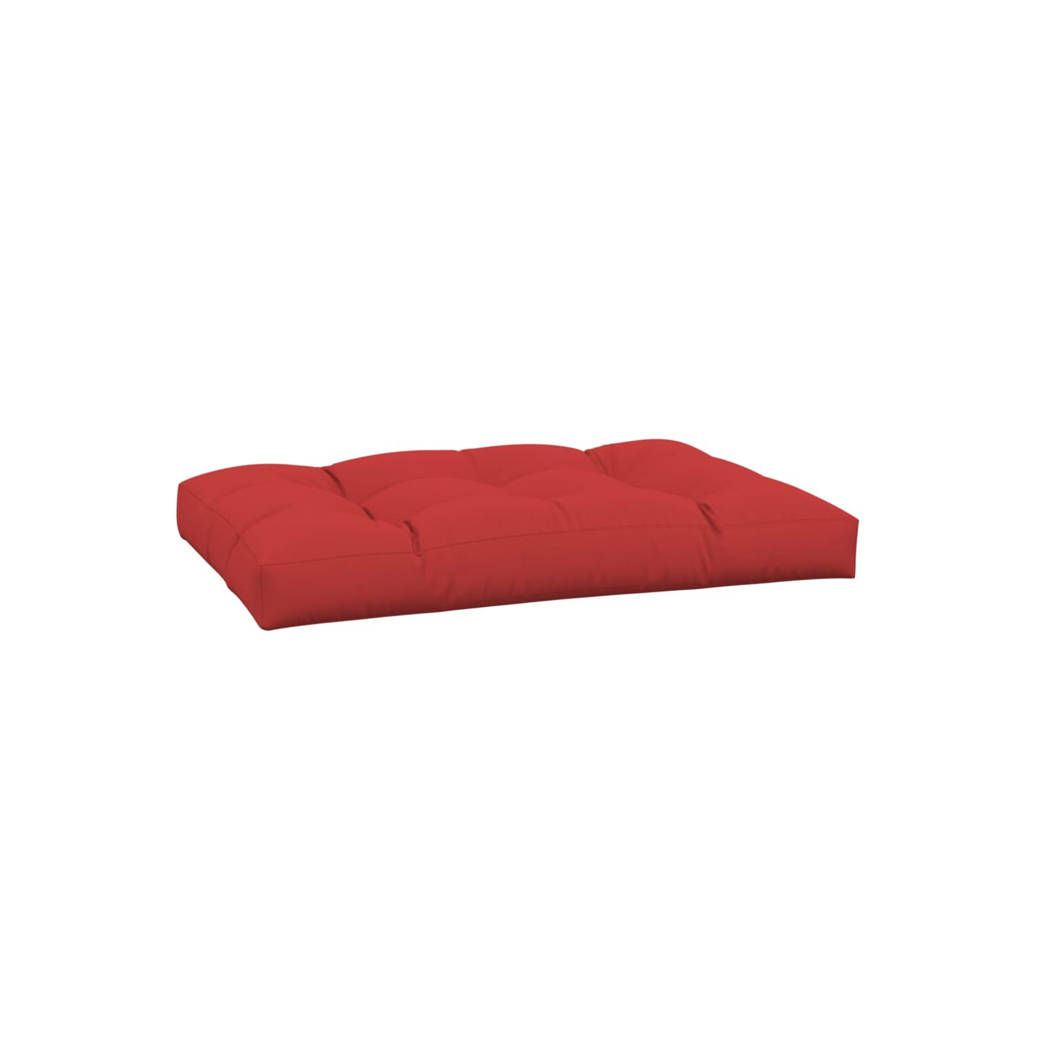 vidaXL Pallet Cushion Red 120x80x12 cm Fabric