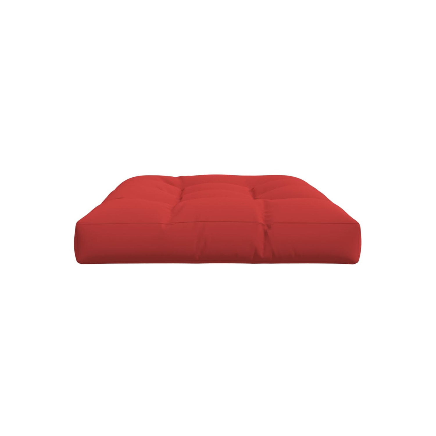 vidaXL Pallet Cushion Red 120x80x12 cm Fabric